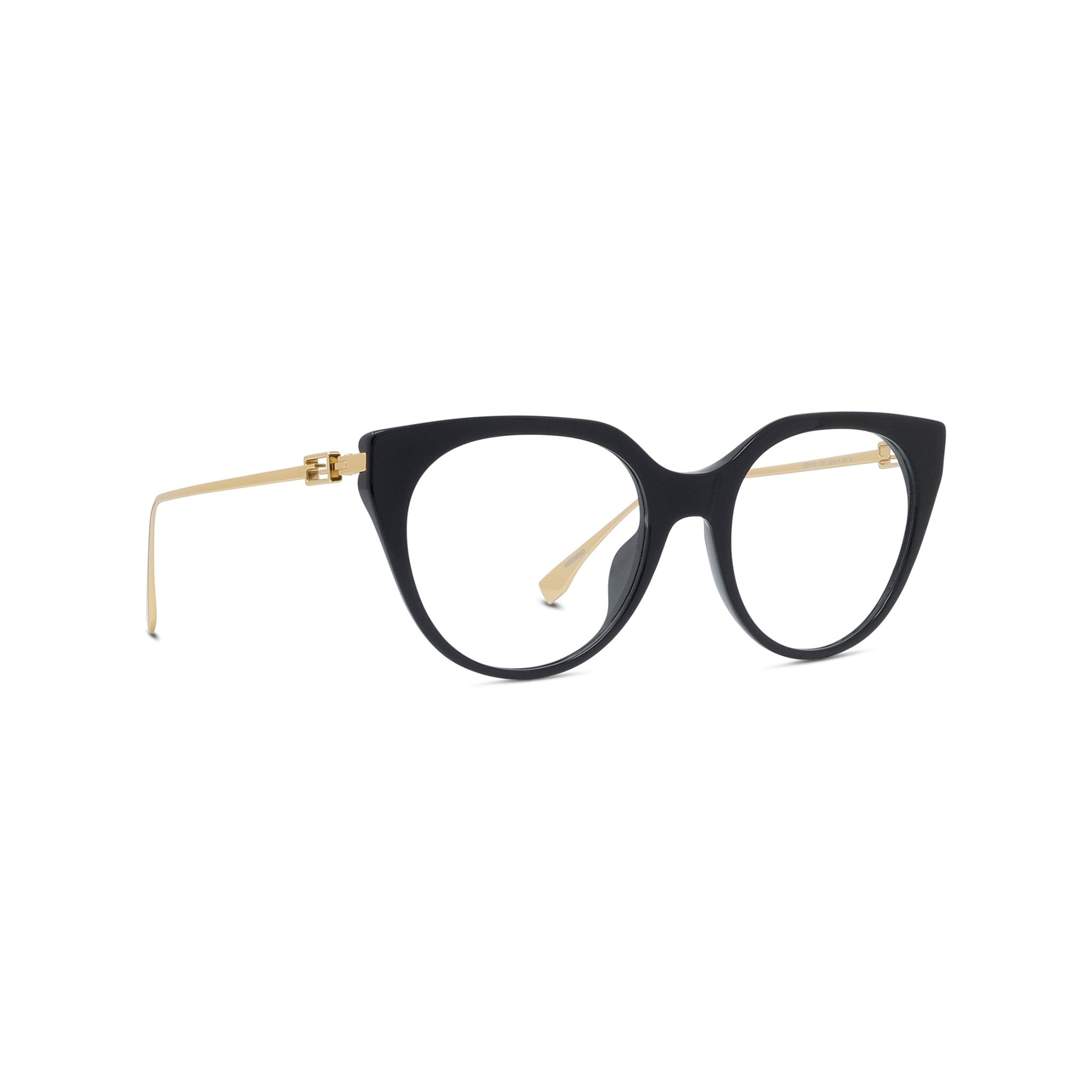 Baguette Black Oval Eyeglasses