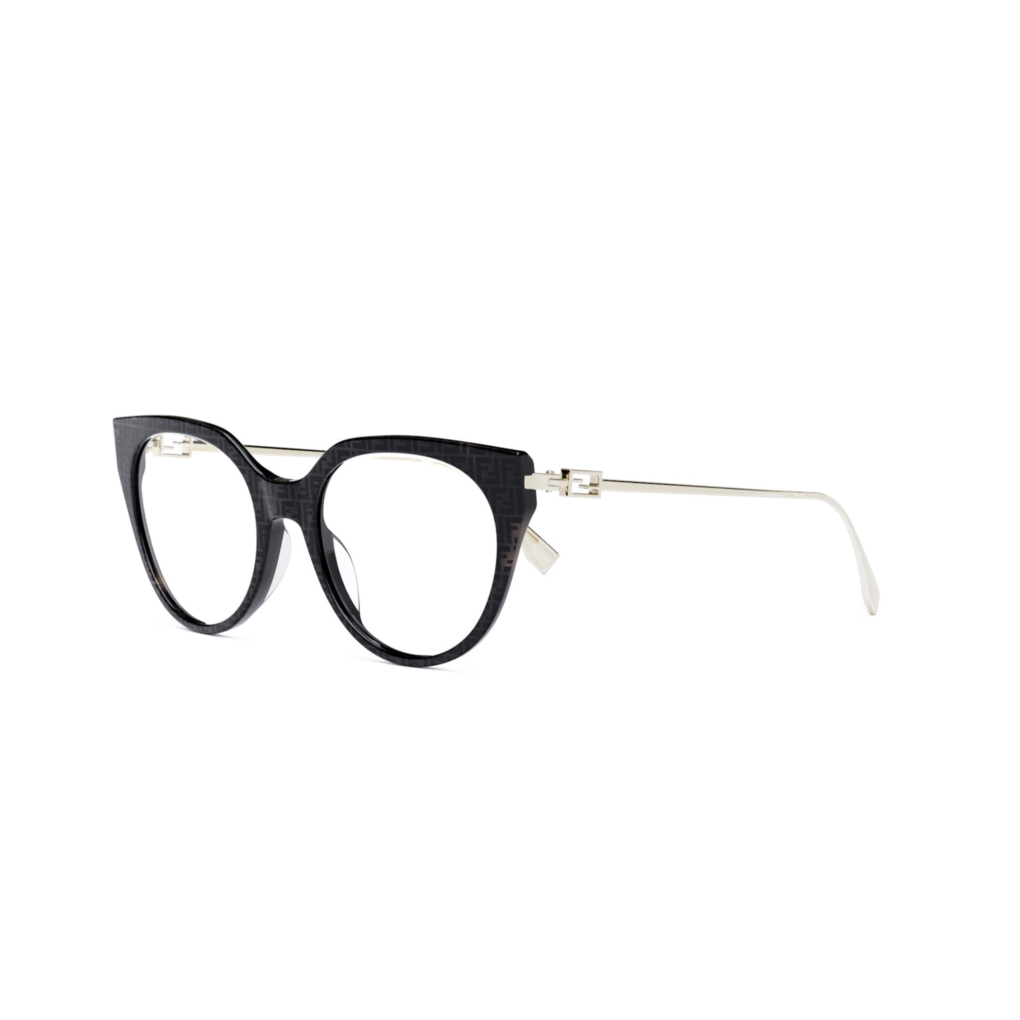 Baguette FF Havana Oval Eyeglasses