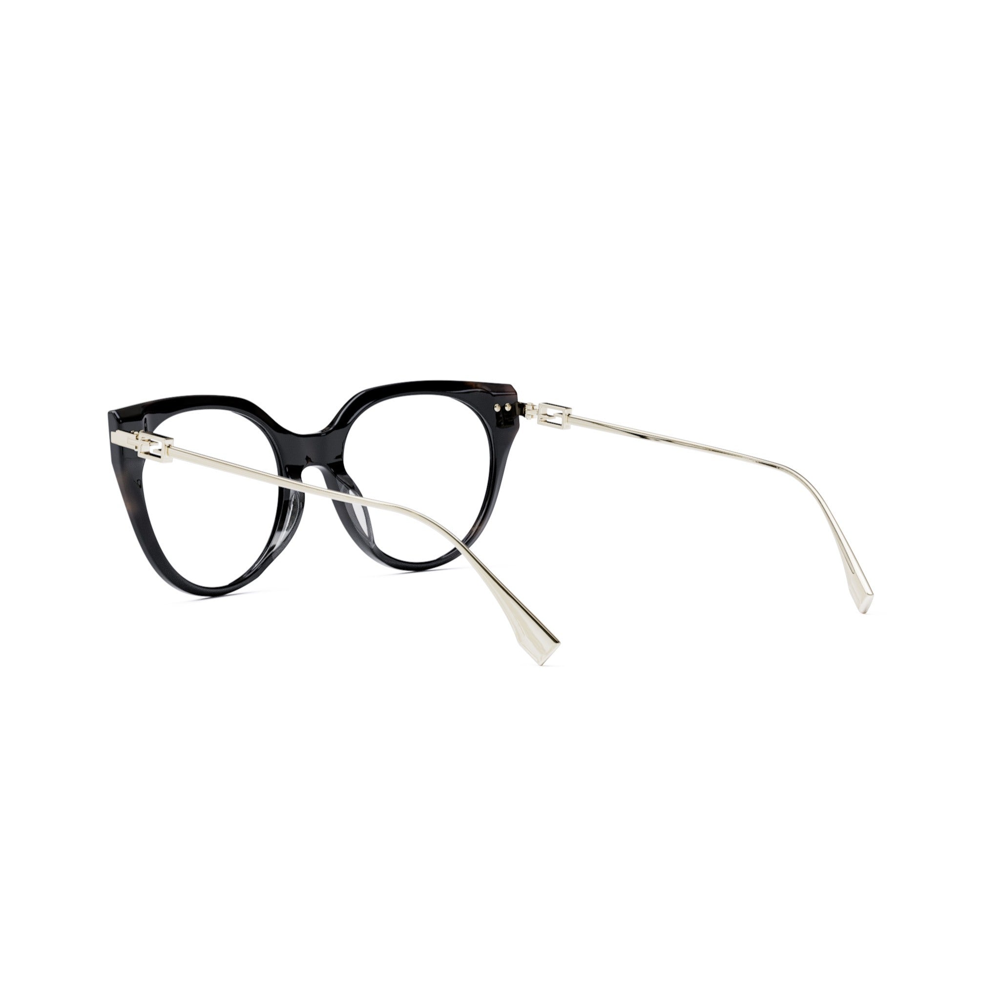 Baguette FF Havana Oval Eyeglasses