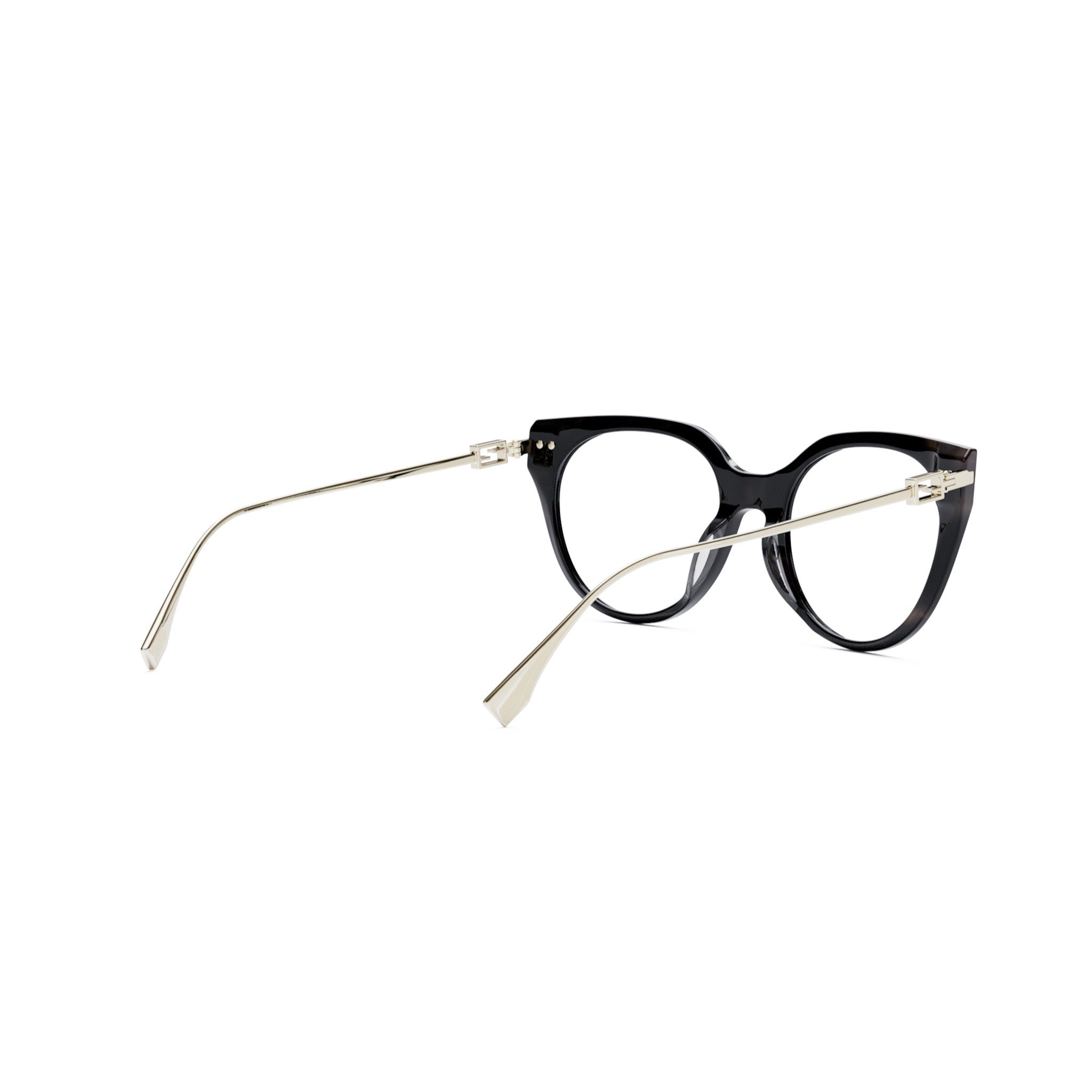 Baguette FF Havana Oval Eyeglasses