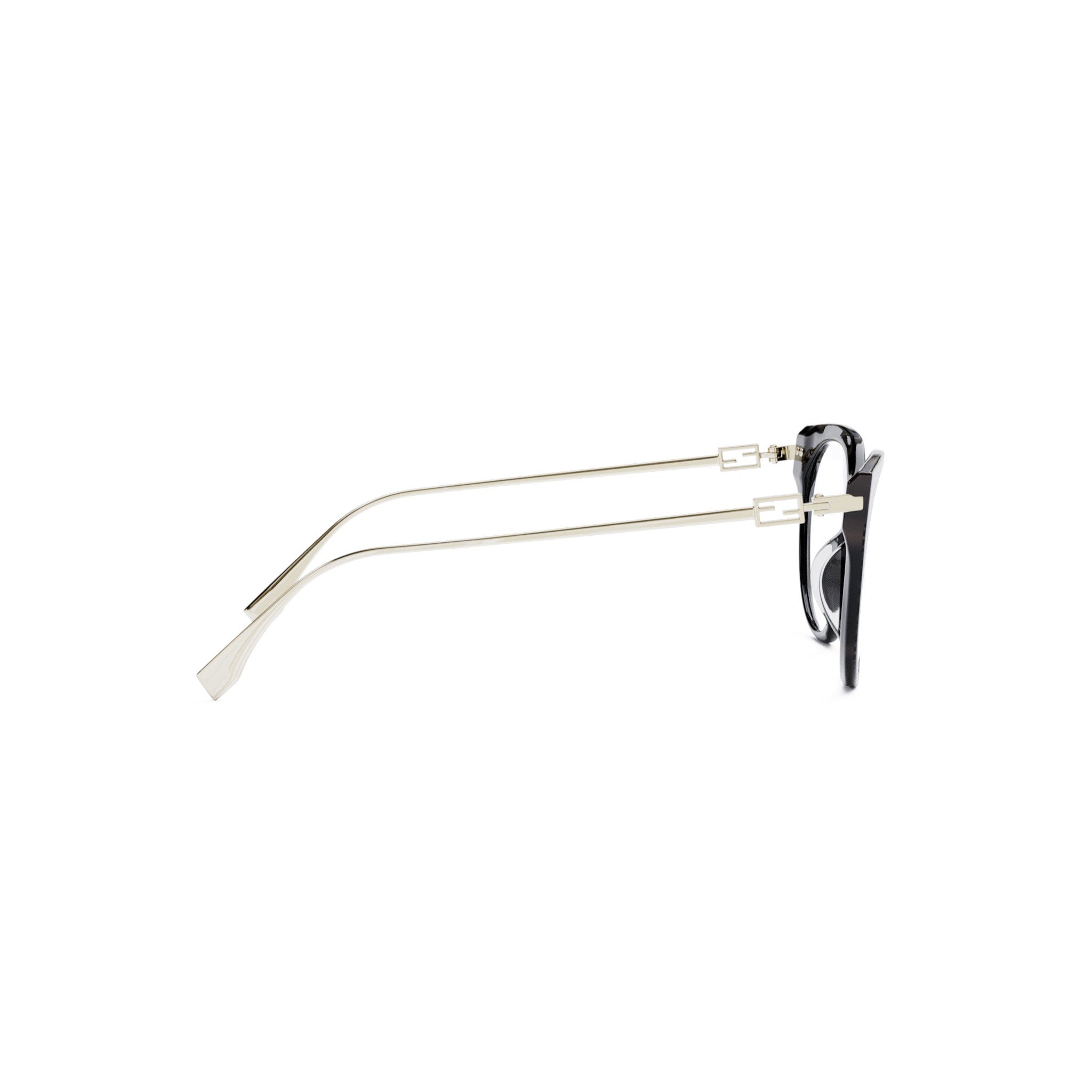 Baguette FF Havana Oval Eyeglasses