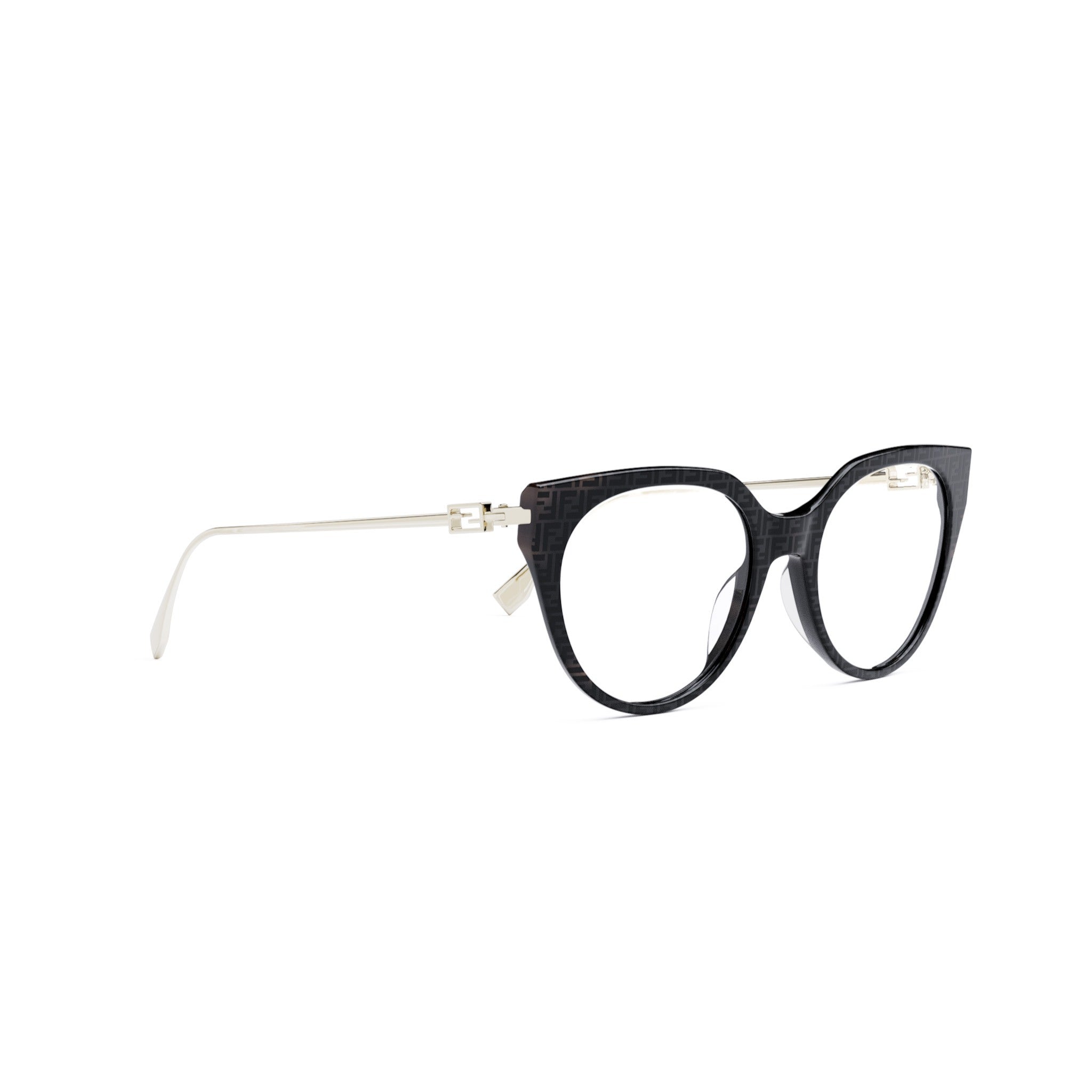 Baguette FF Havana Oval Eyeglasses