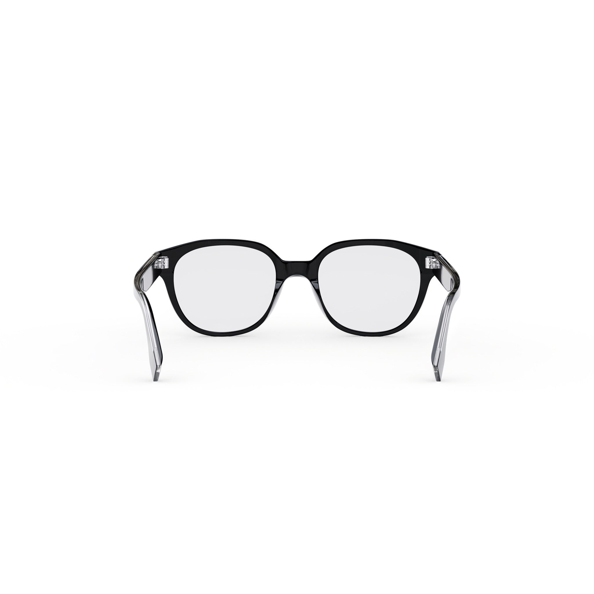 Fendi Black Geometric Eyeglasses