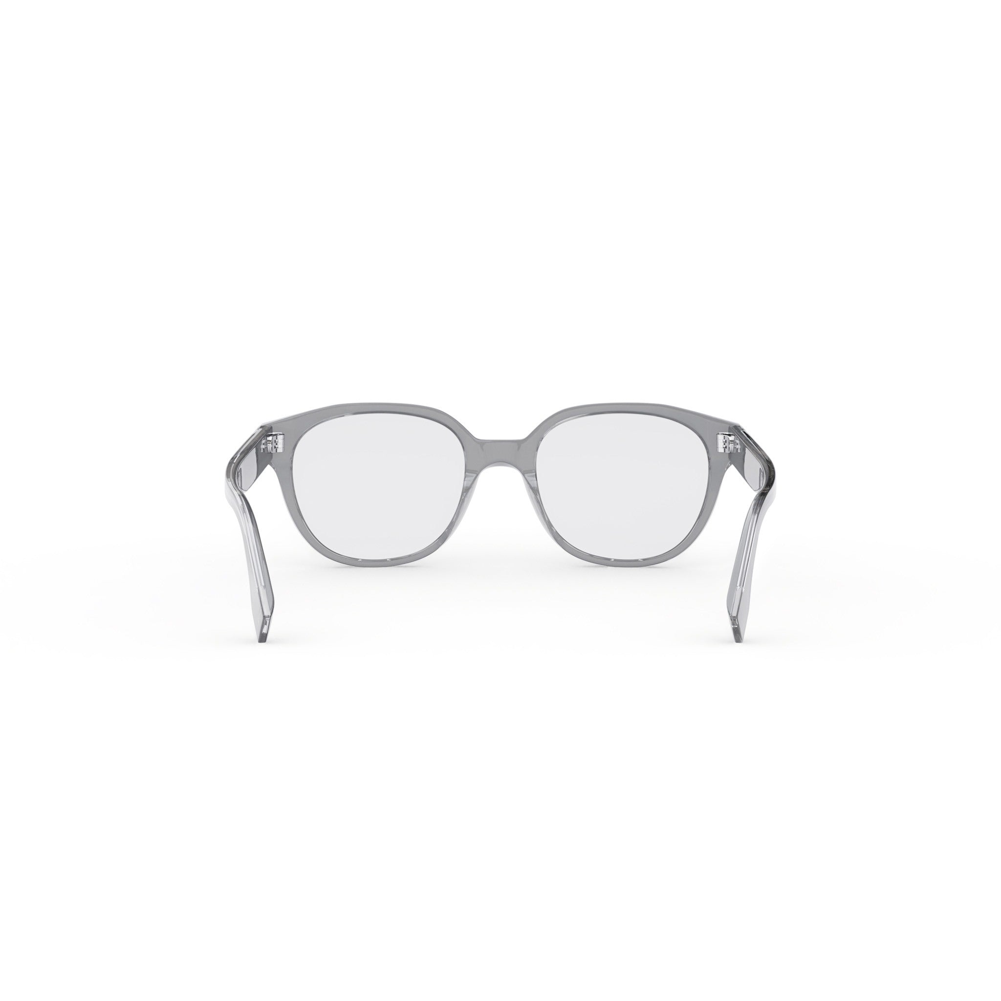 Fendi Grey Geometric Eyeglasses