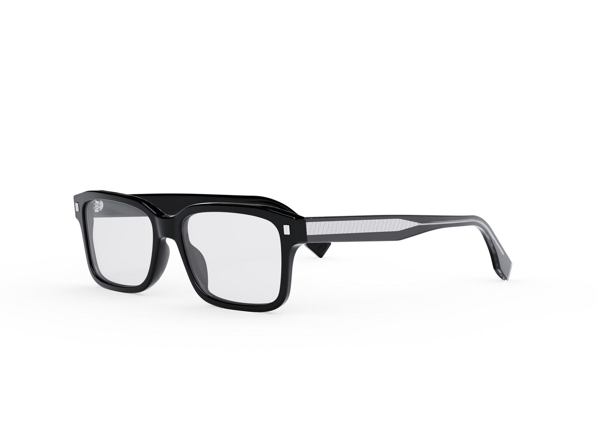 FENDI FE50030I Fendi Black Geometric Eyeglasses
