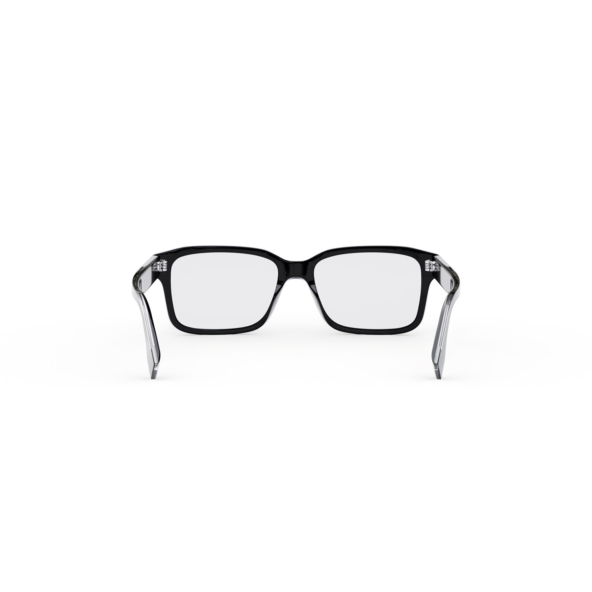 Fendi Black Geometric Eyeglasses
