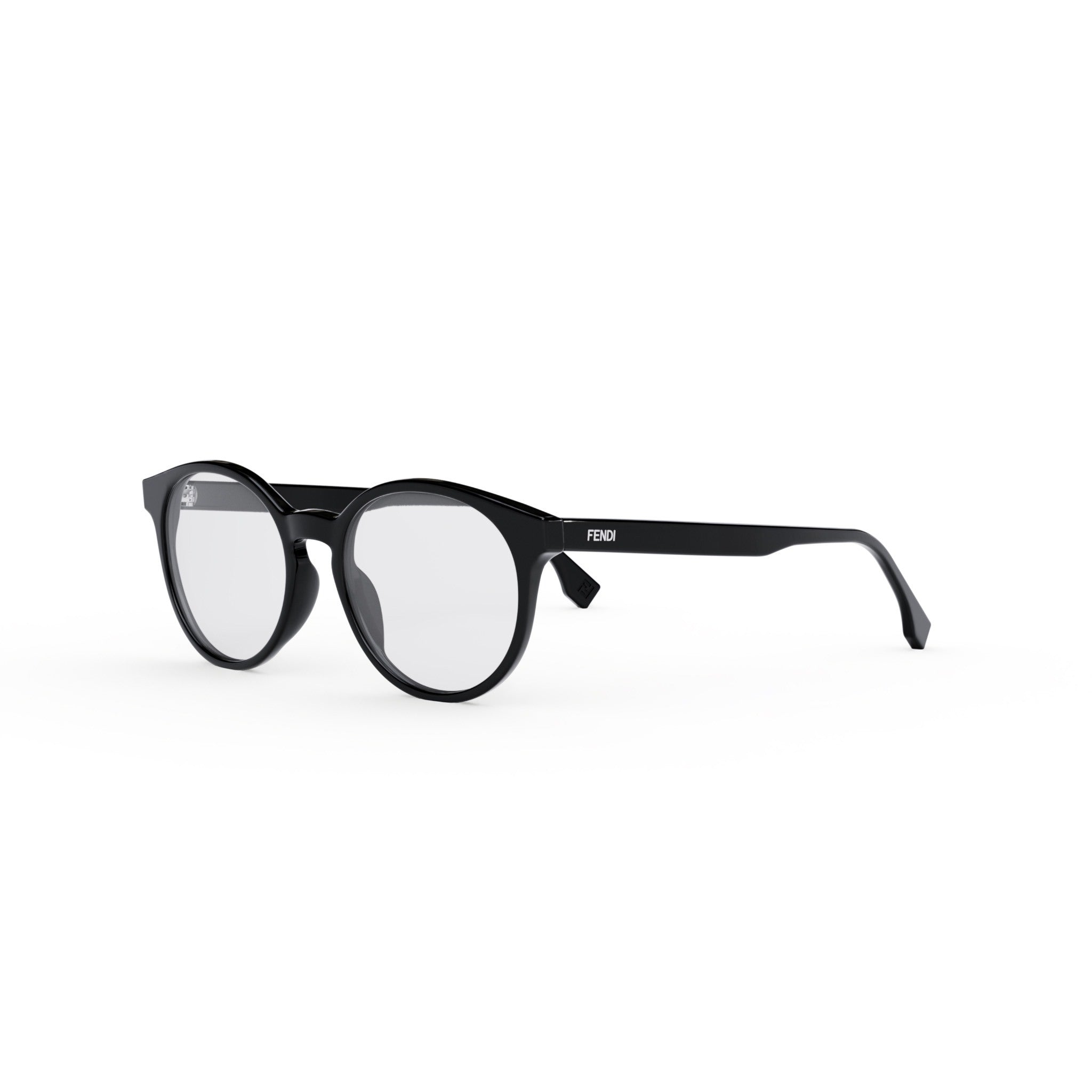 Fendi Fine Black Round Eyeglasses