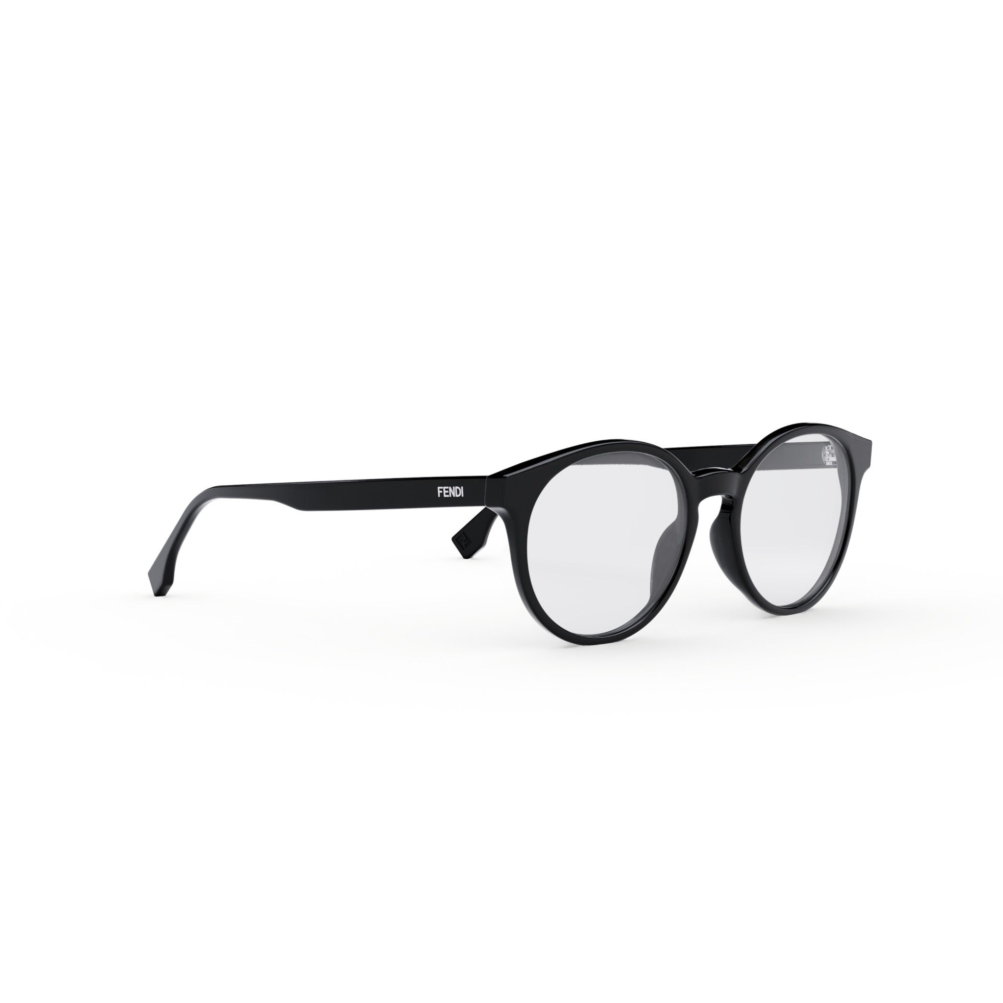 Fendi Fine Black Round Eyeglasses