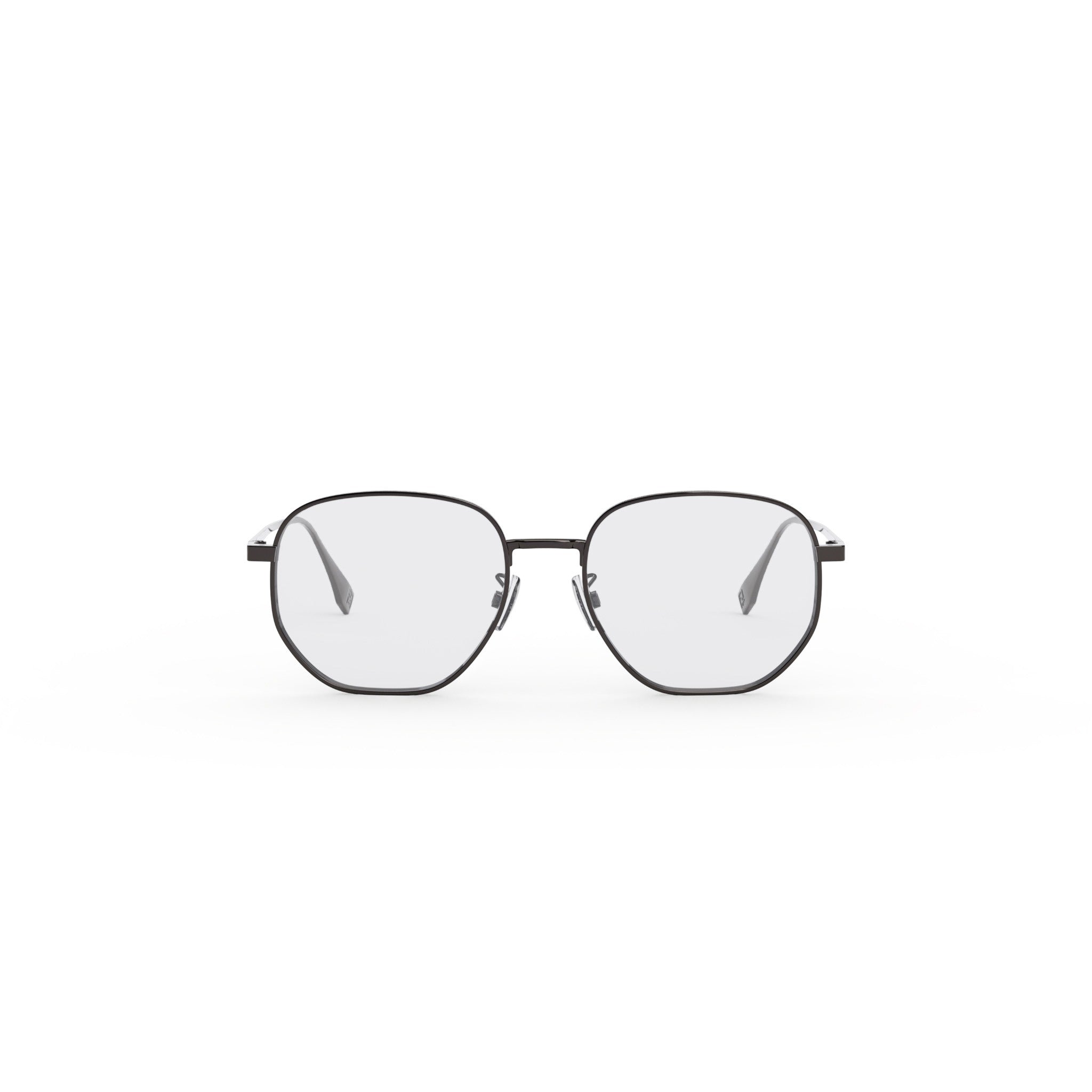 Fendi Travel Grey Geometric Eyeglasses
