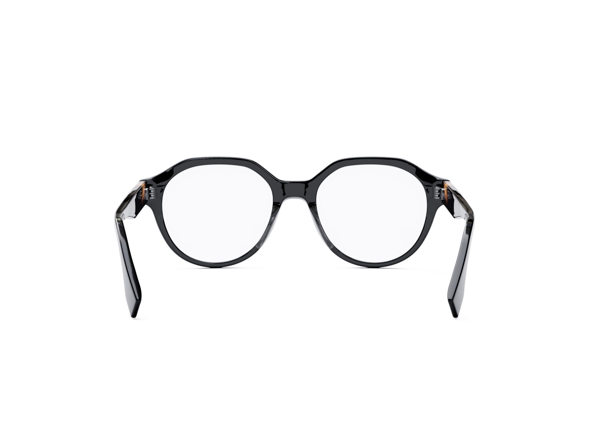 Fendi Bilayer Blue Round Eyeglasses