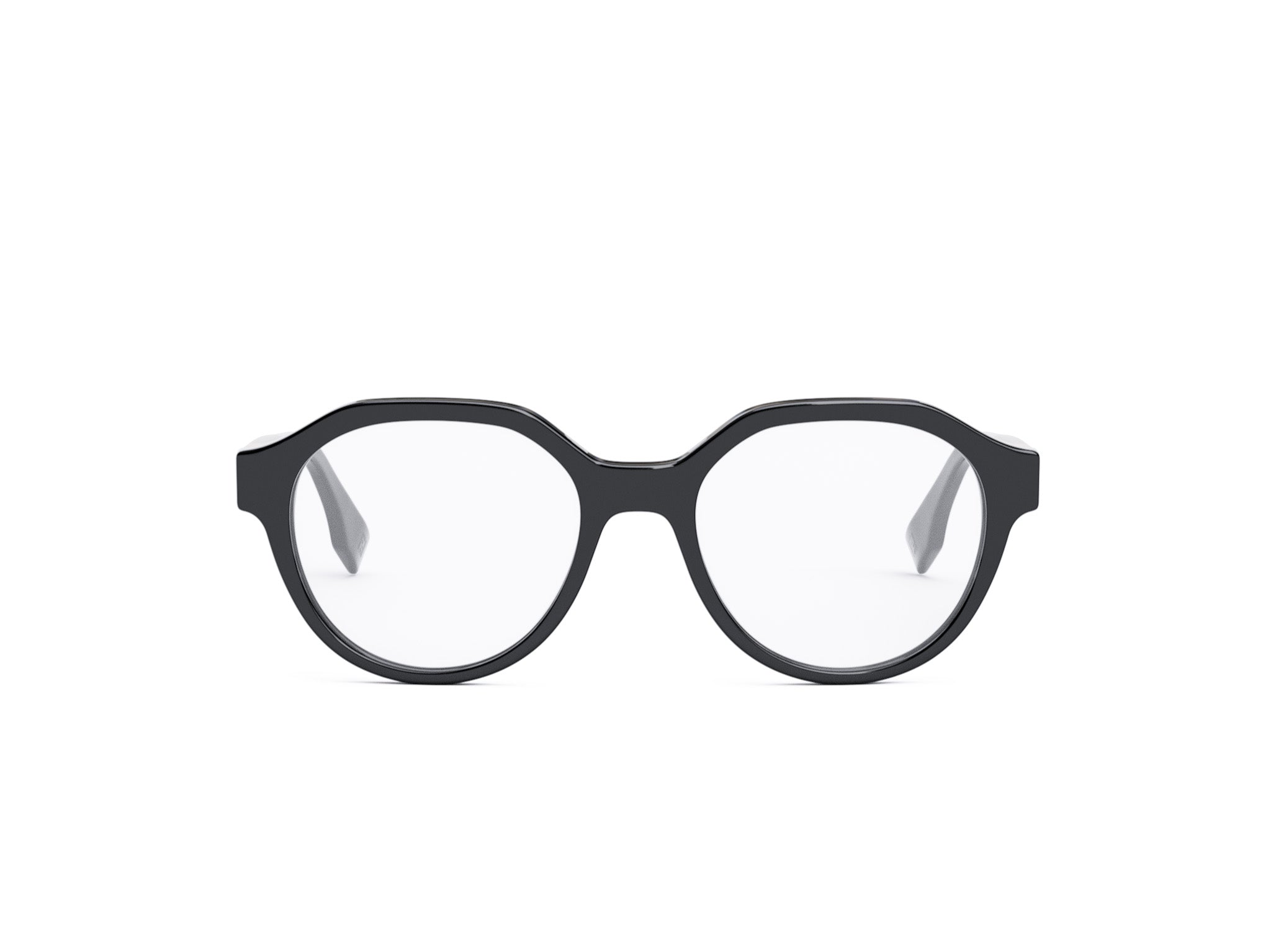 Fendi Bilayer Blue Round Eyeglasses