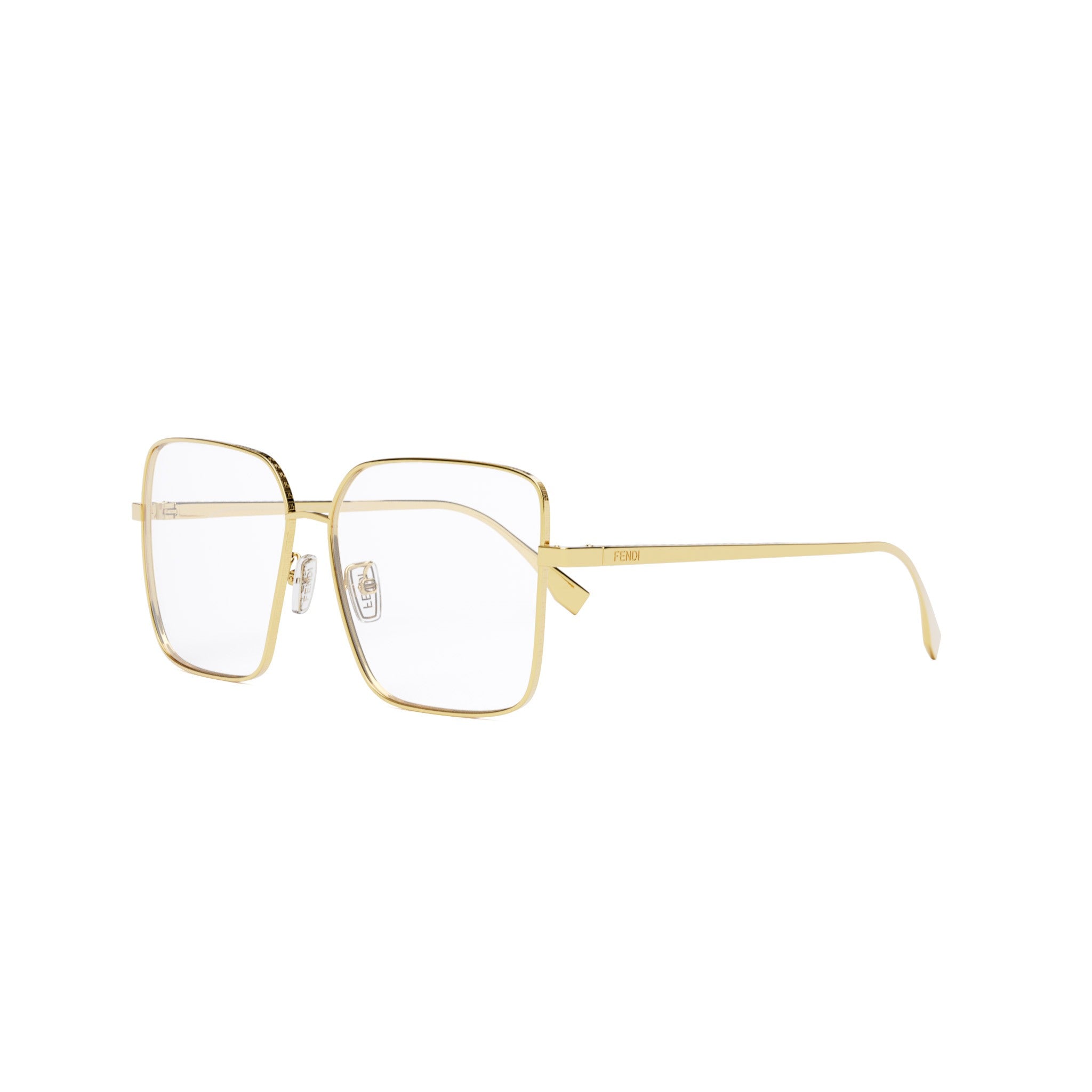 FF Silver Square Eyeglasses