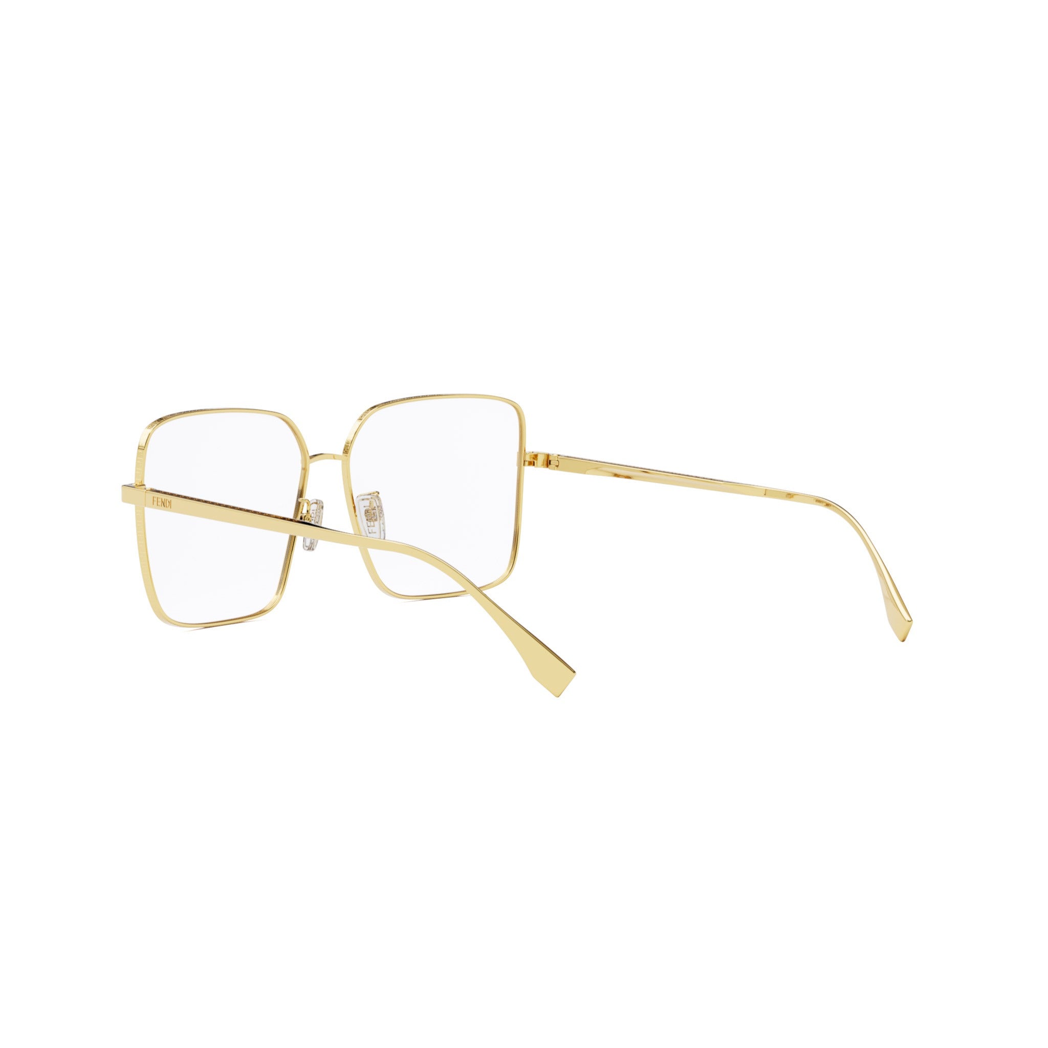 FF Silver Square Eyeglasses