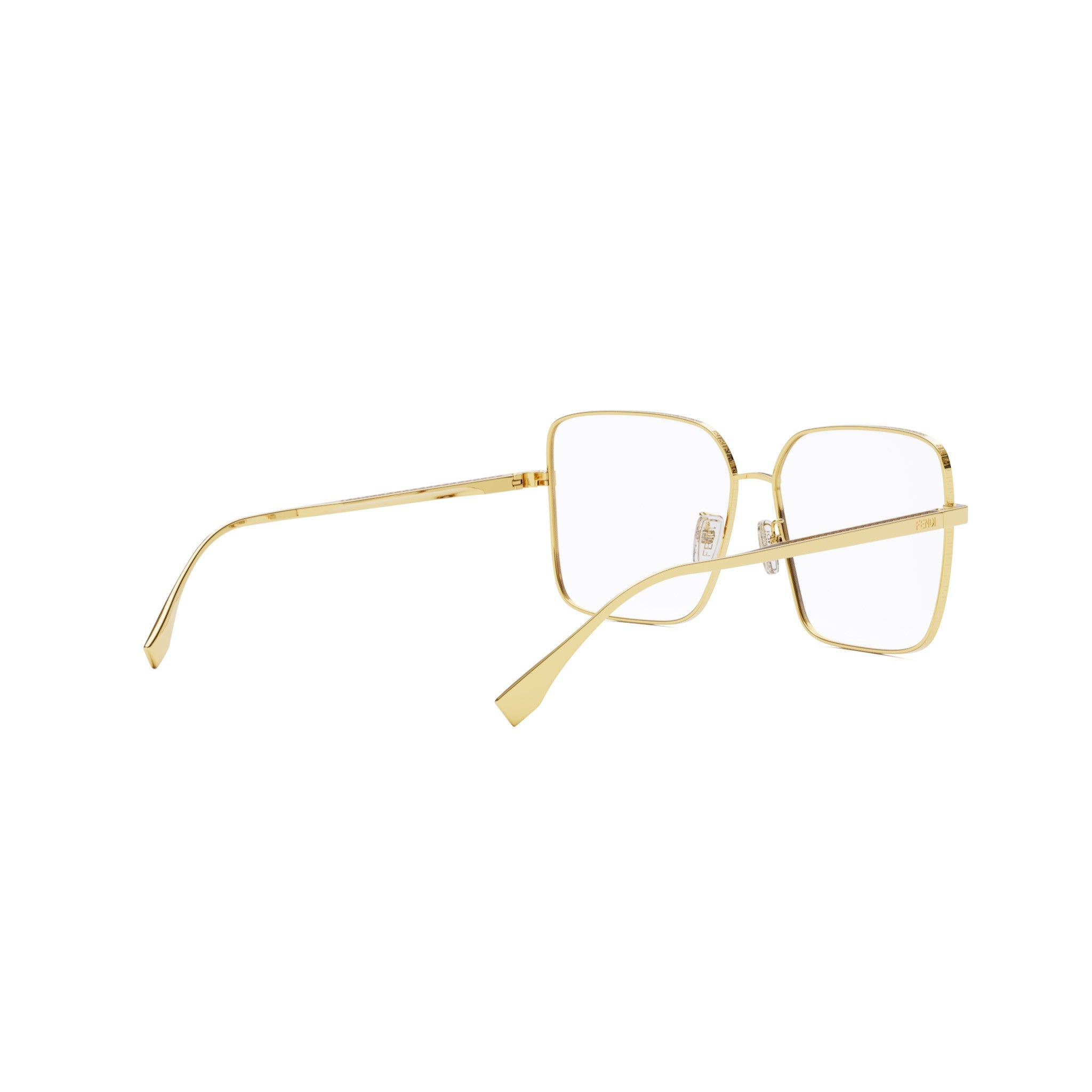 FF Silver Square Eyeglasses