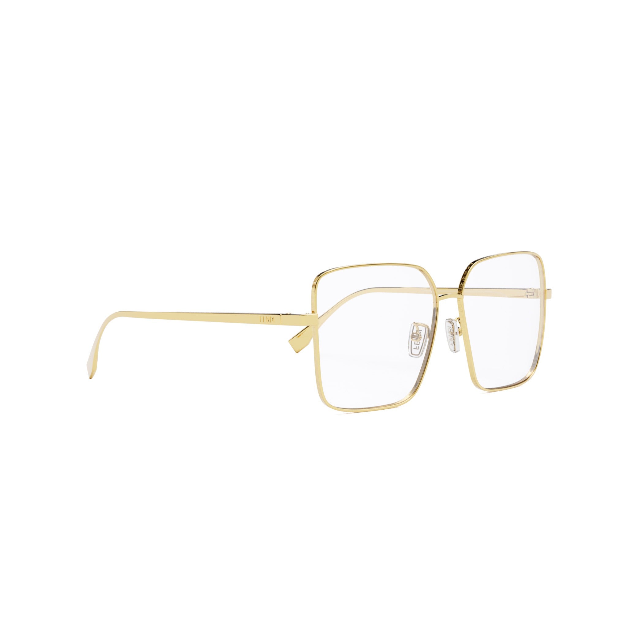 FF Silver Square Eyeglasses