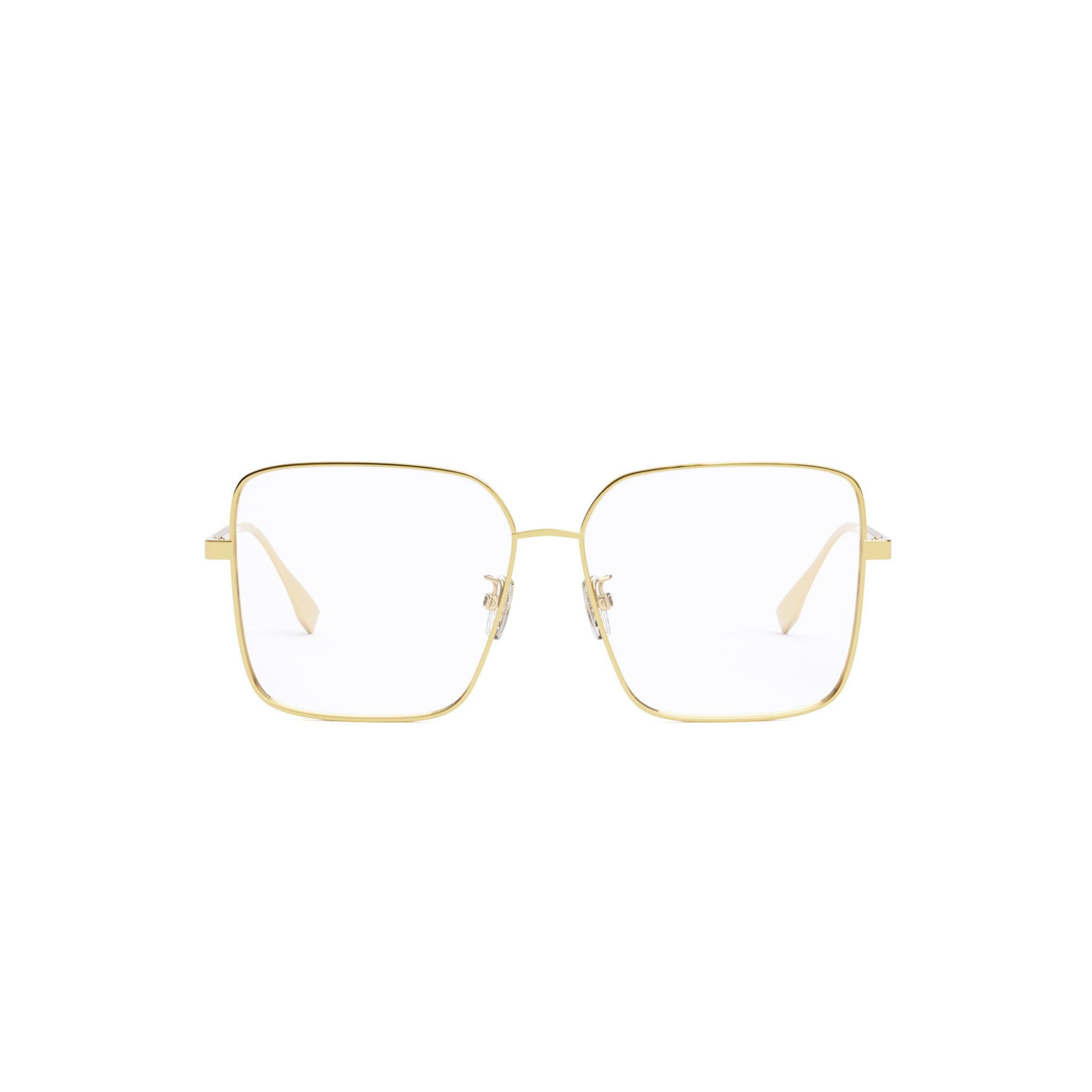 FF Silver Square Eyeglasses