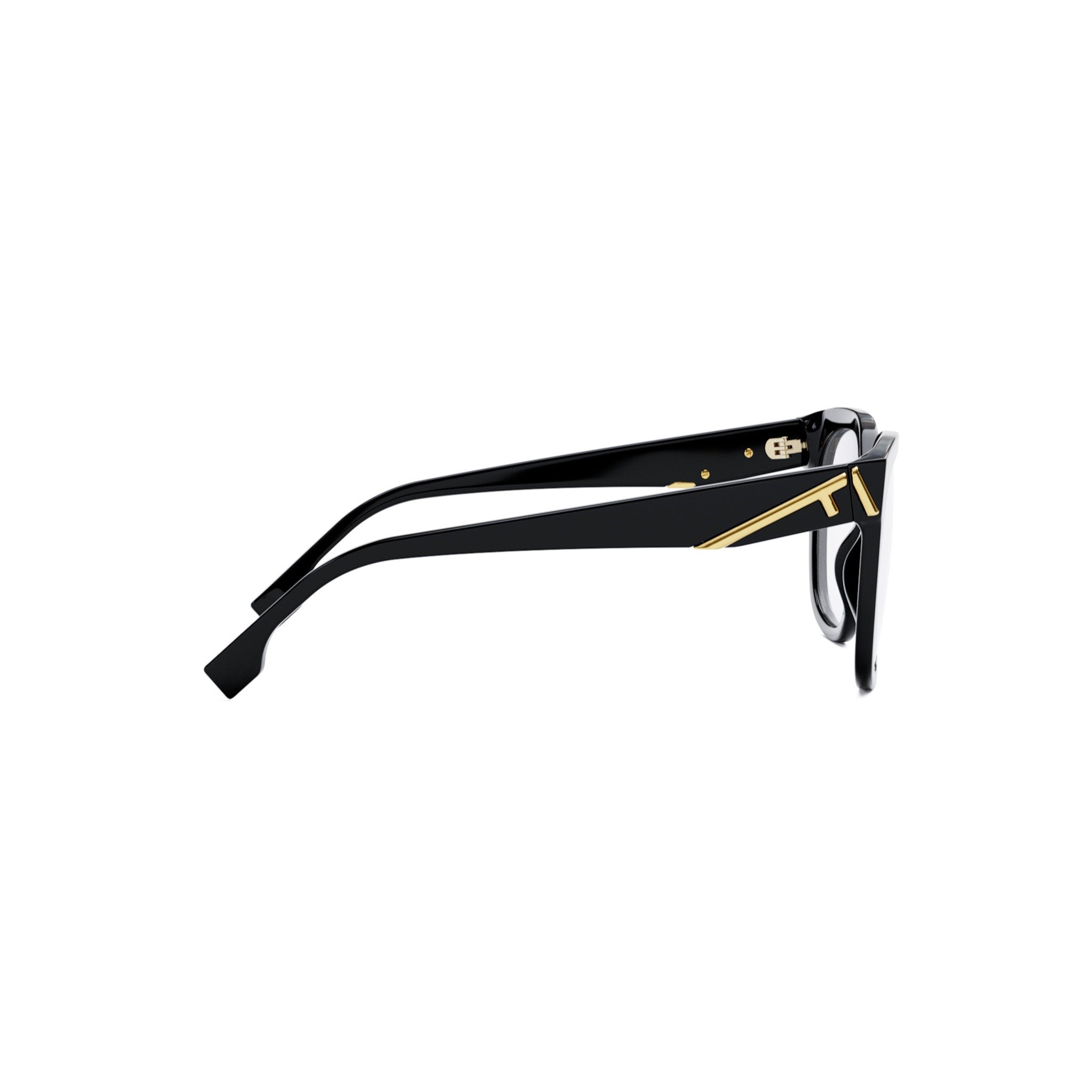 Fendi First Black Square Eyeglasses