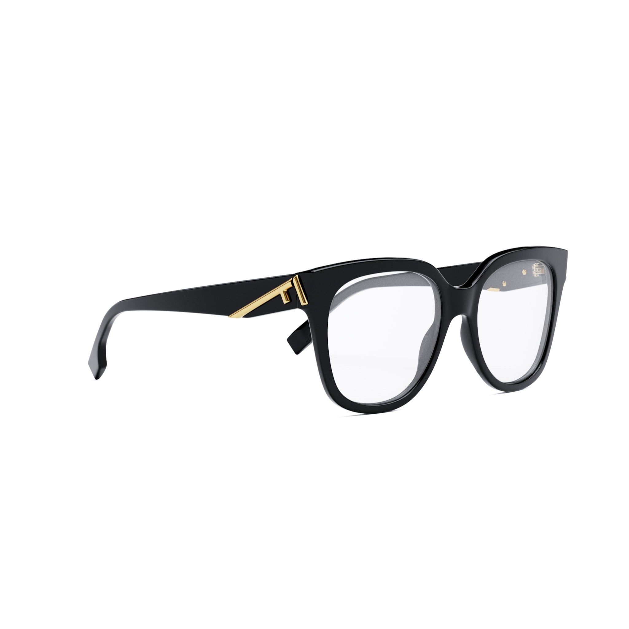 Fendi First Black Square Eyeglasses