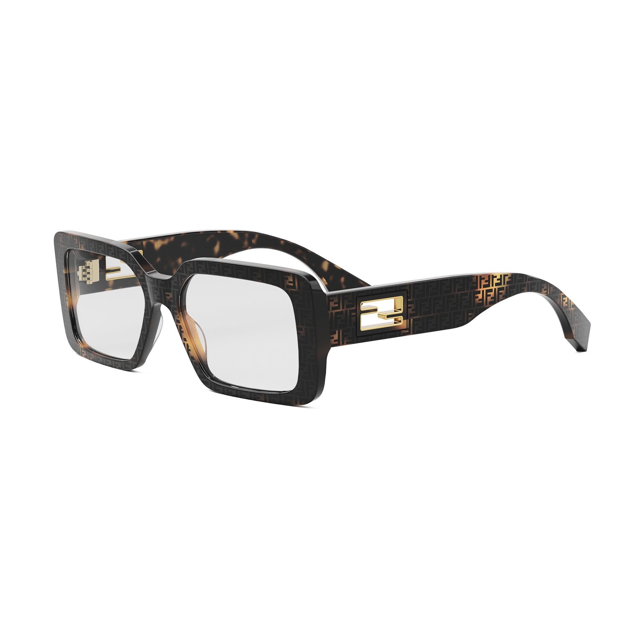 Baguette Red Rectangular Eyeglasses