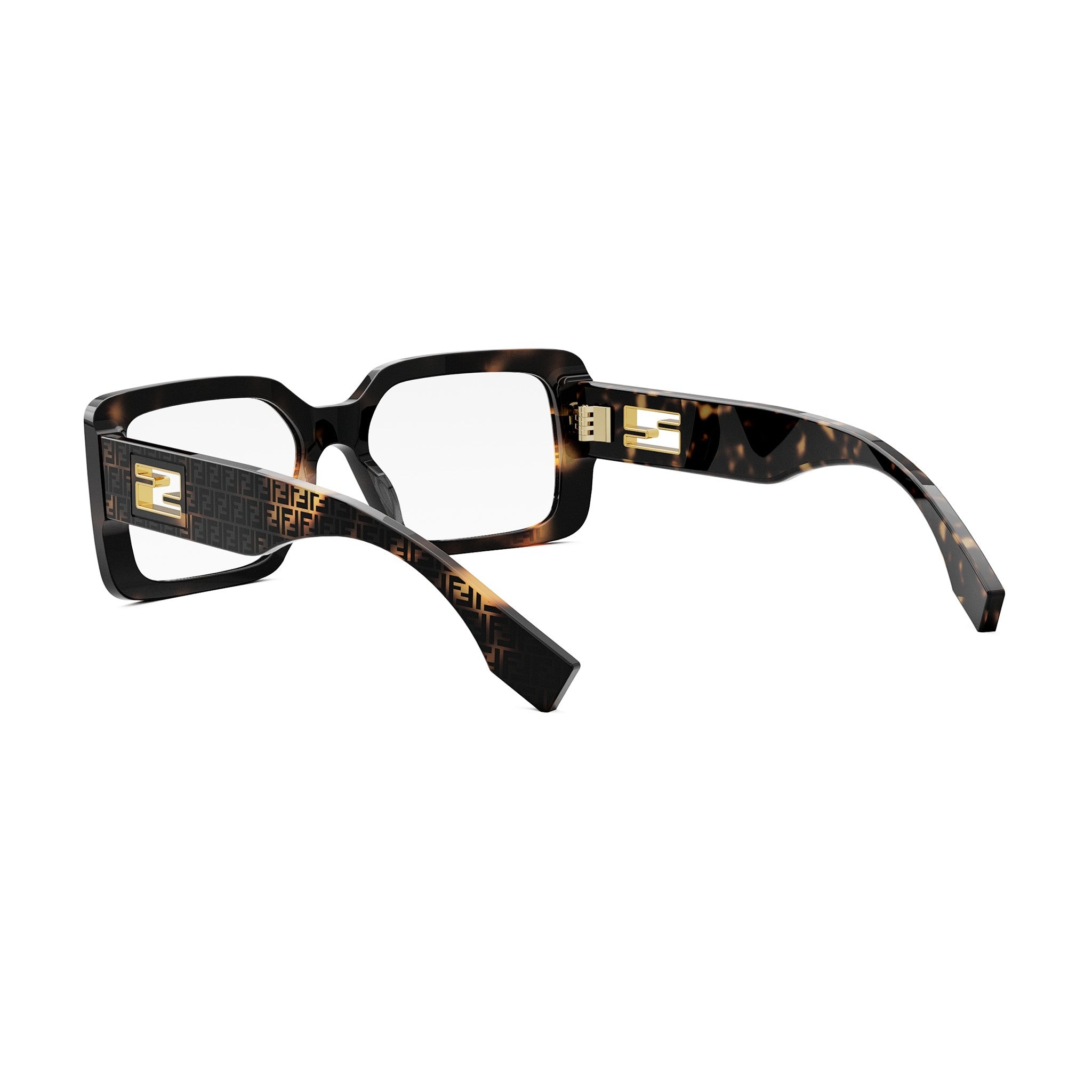 Baguette Red Rectangular Eyeglasses