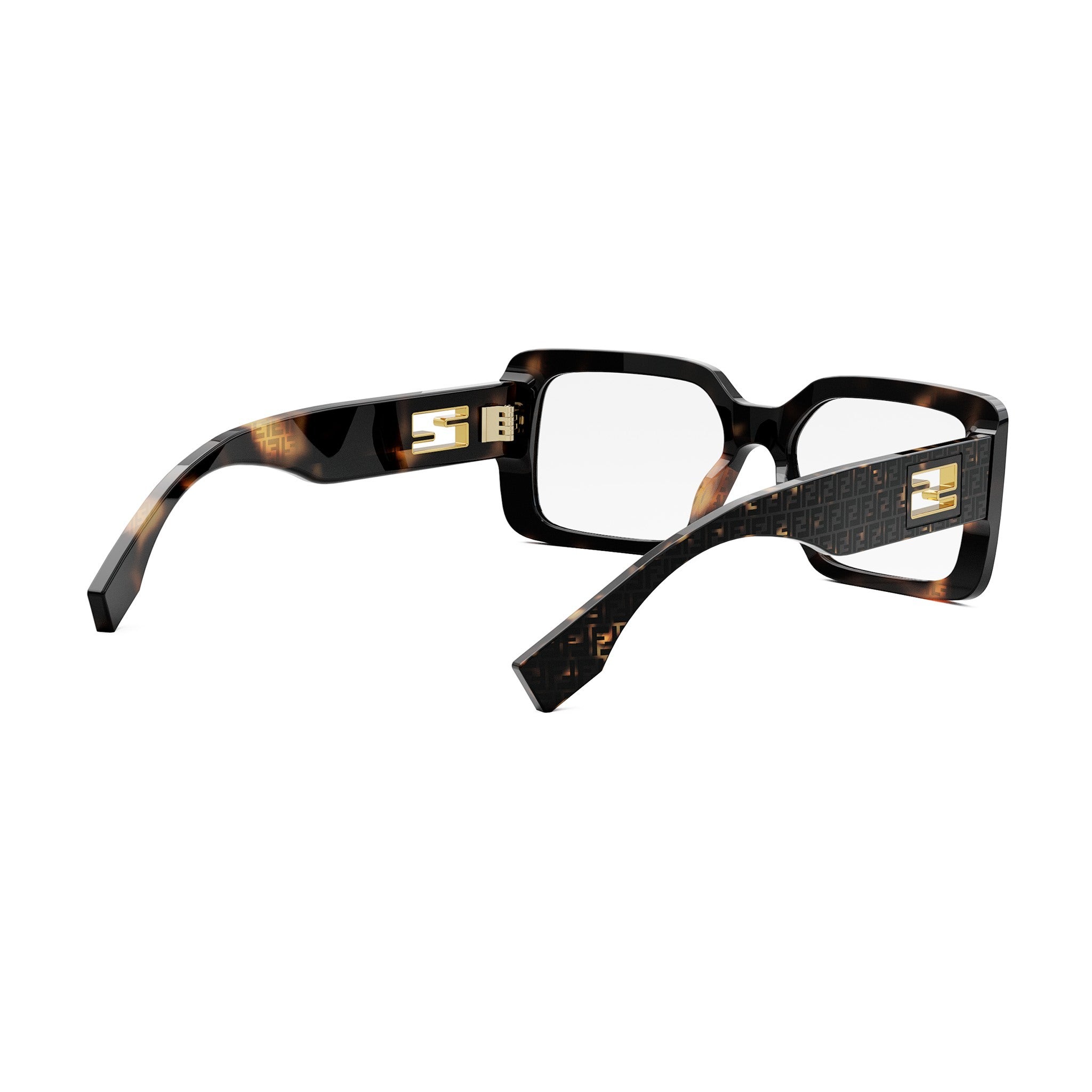 Baguette Red Rectangular Eyeglasses