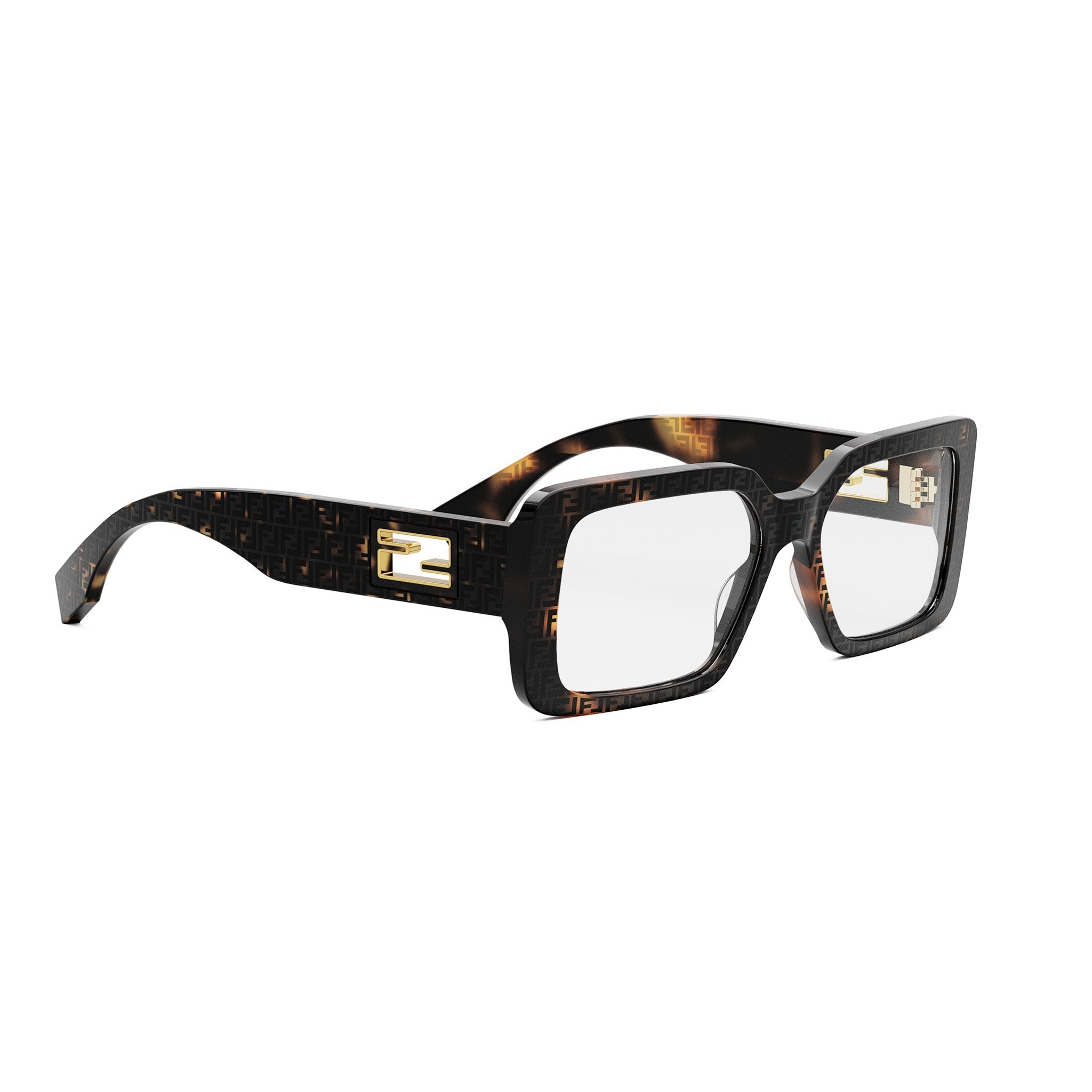 Baguette Red Rectangular Eyeglasses