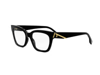 FENDI FE50073I Fendi First Black Oval Eyeglasses