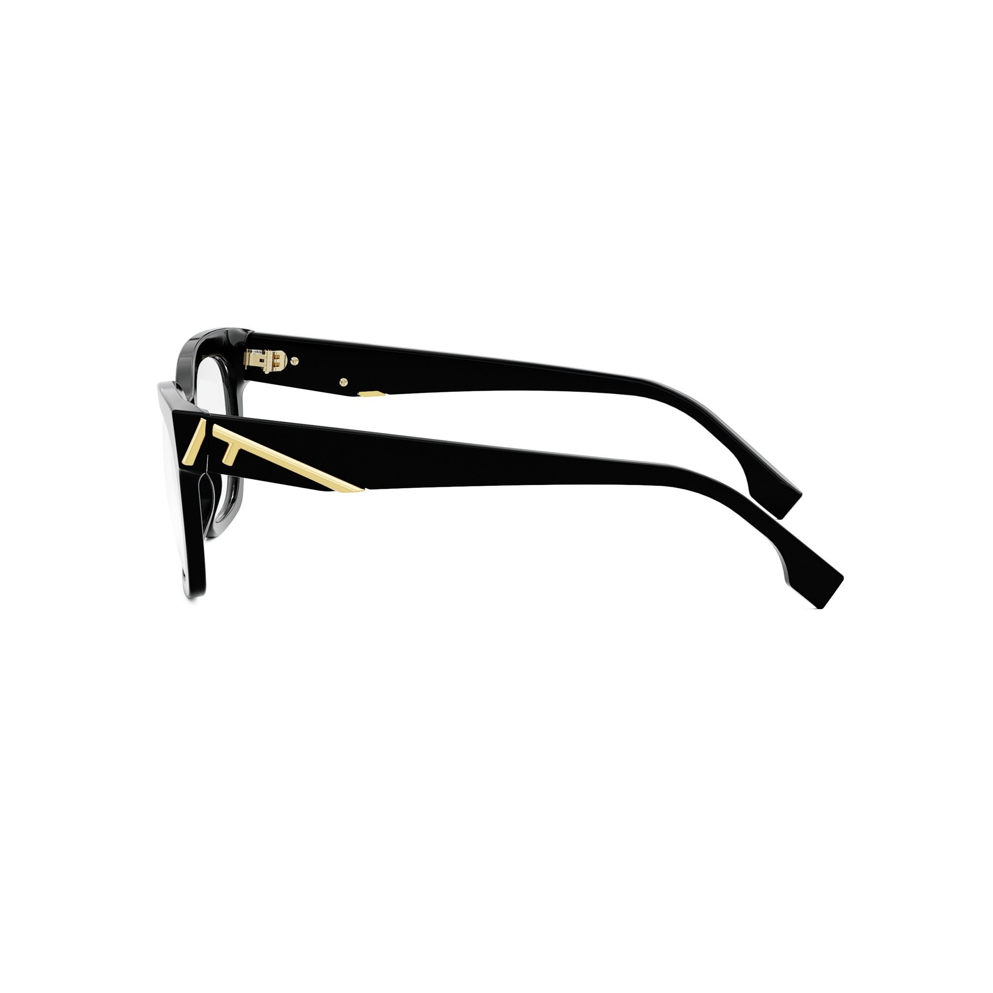 Fendi First Black Oval Eyeglasses