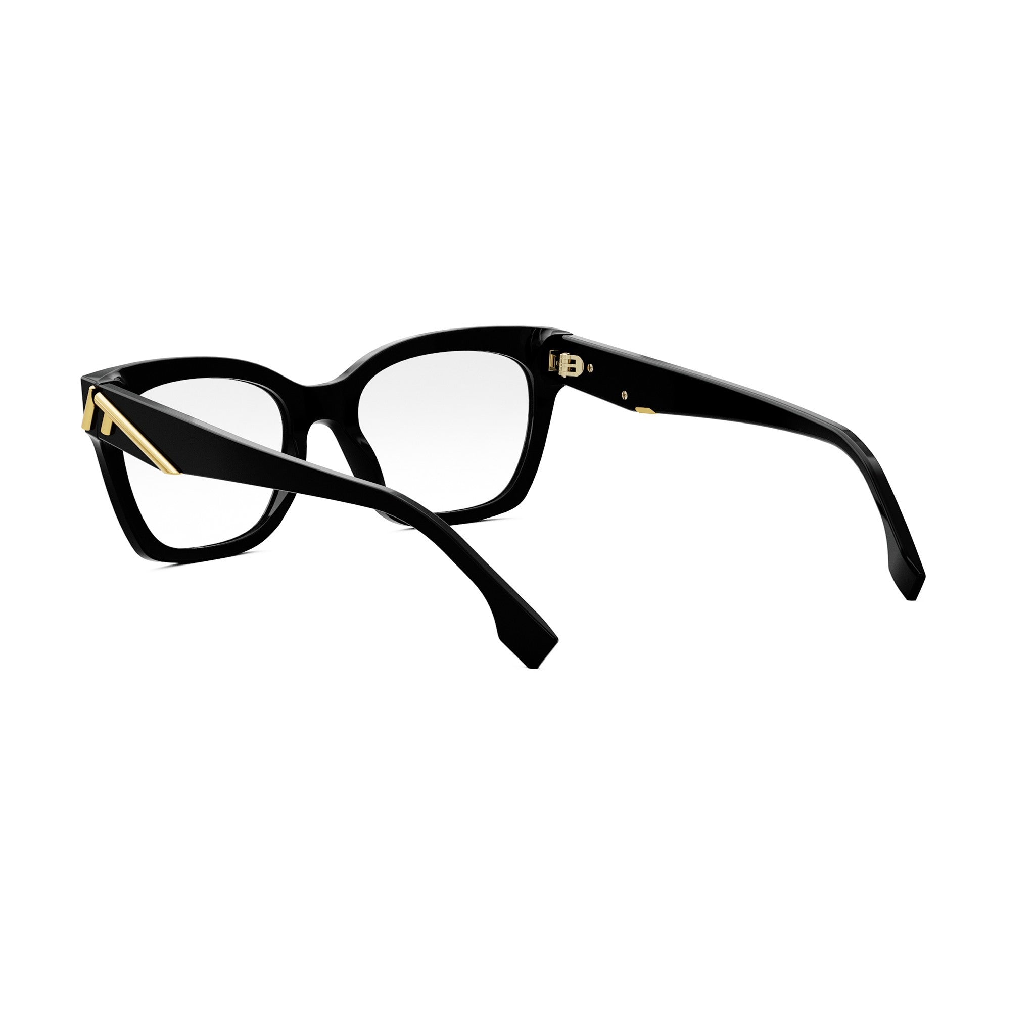 Fendi First Black Oval Eyeglasses