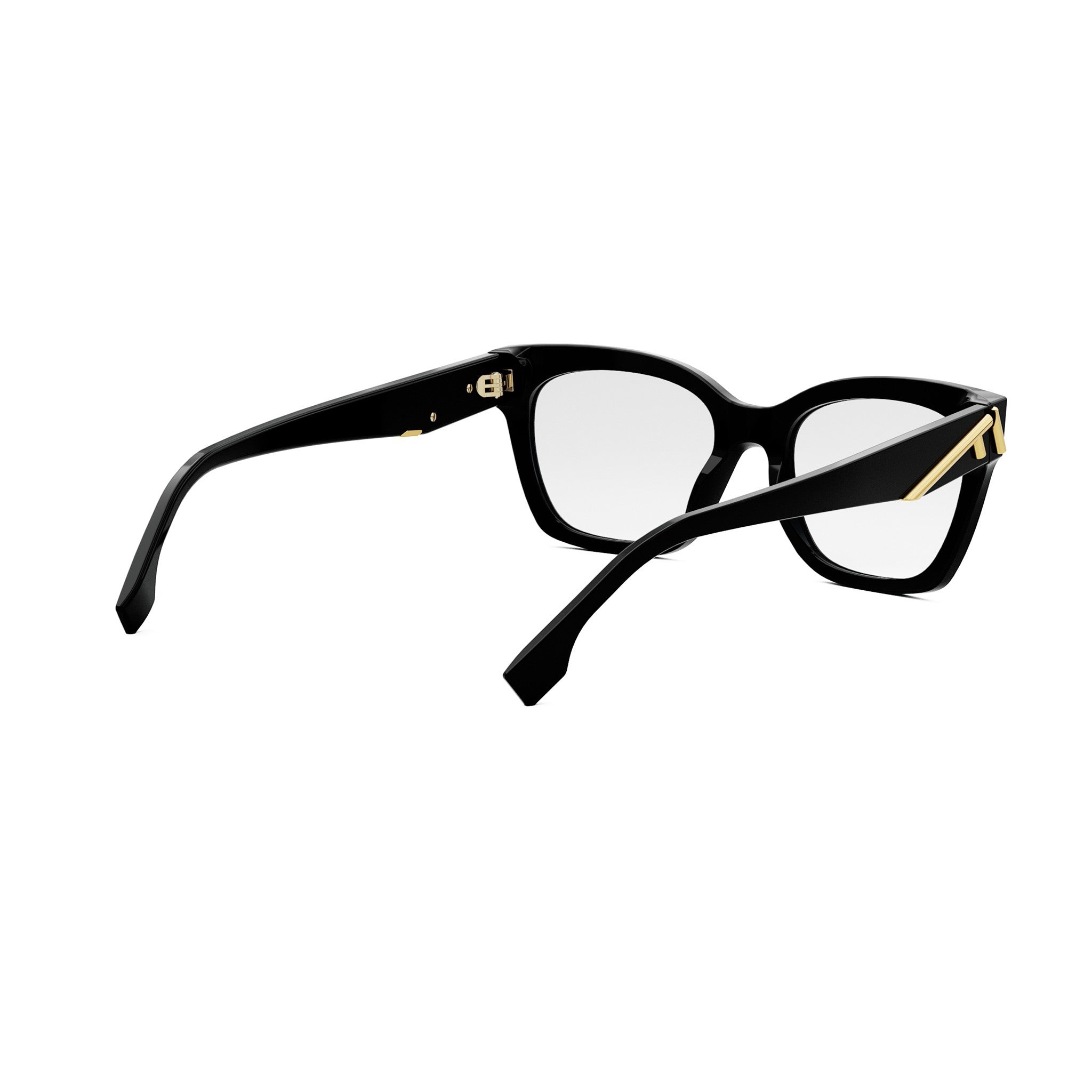 Fendi First Black Oval Eyeglasses
