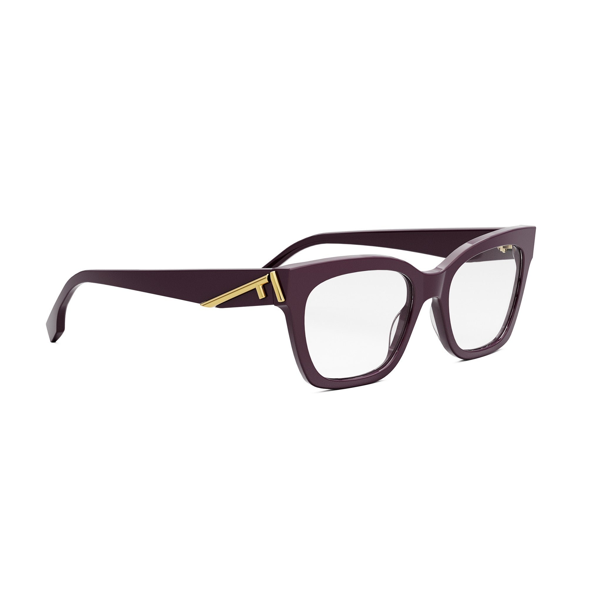 Fendi First Violet Oval Eyeglasses