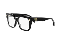 FENDI FE50085I Fendi Roma Black Square Eyeglasses