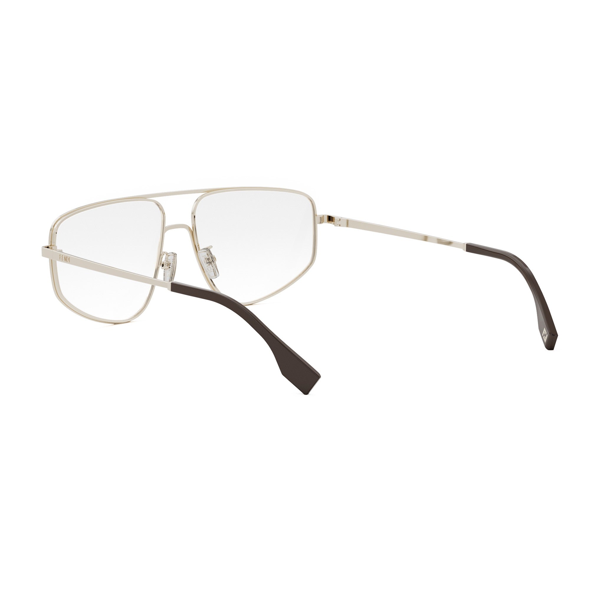 Fendi Travel Gold Pilot Eyeglasses