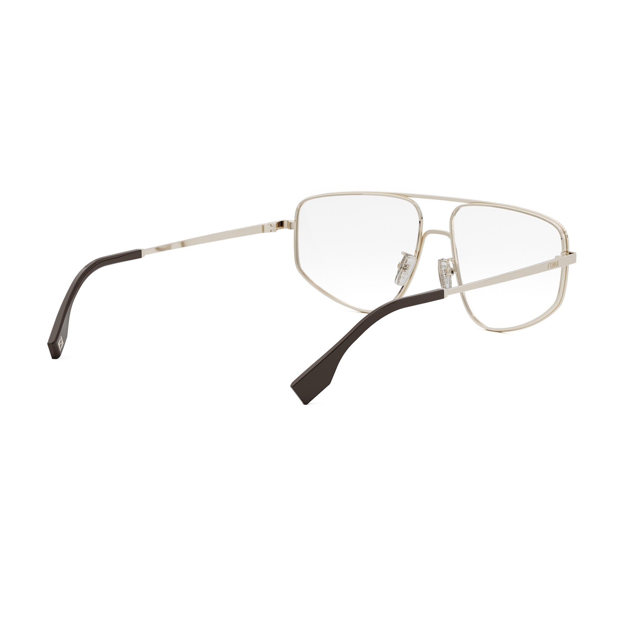 Fendi Travel Gold Pilot Eyeglasses