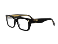 FENDI FE50094I FENDI ROMA Black Square Eyeglasses