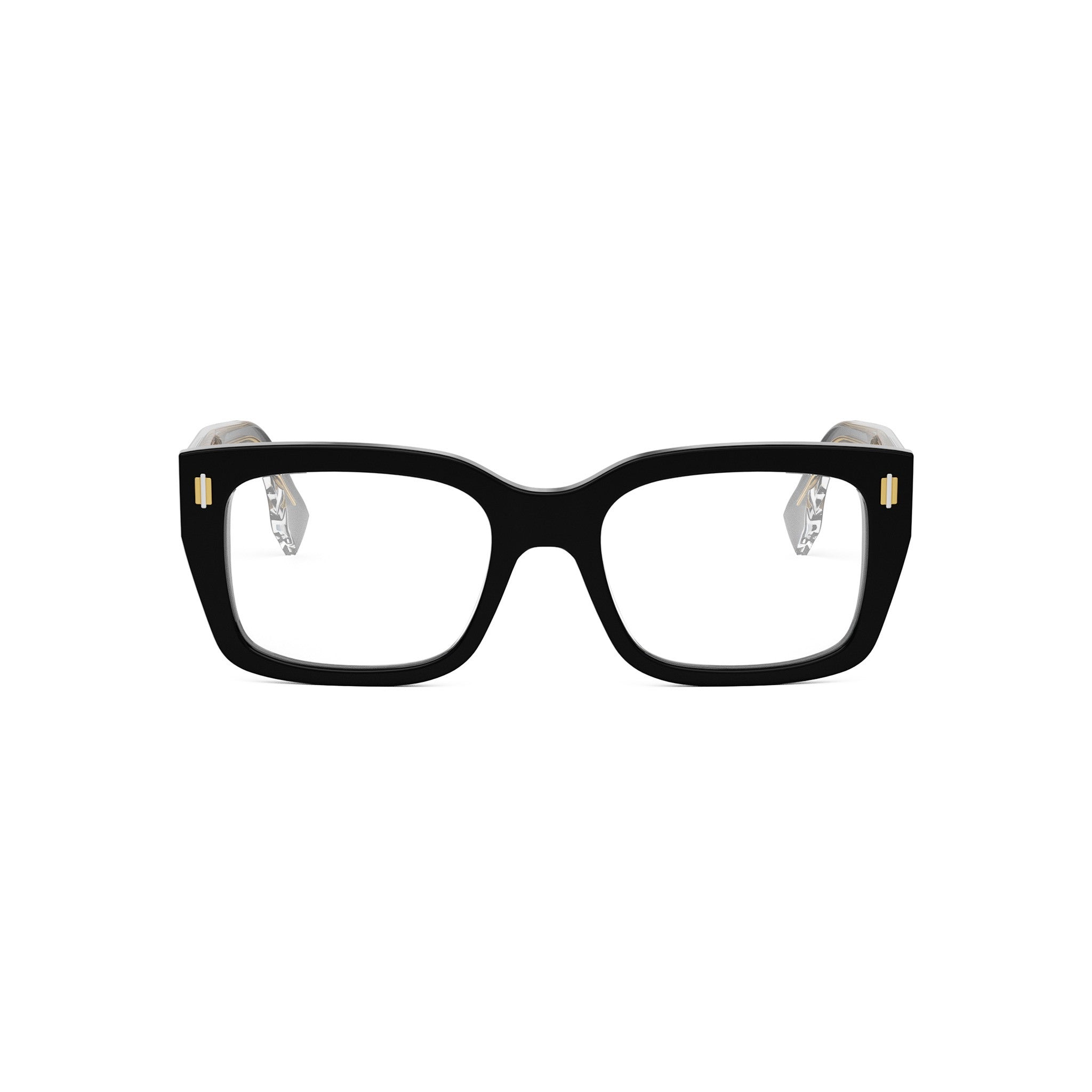 Fendi Roma Black Square Eyeglasses