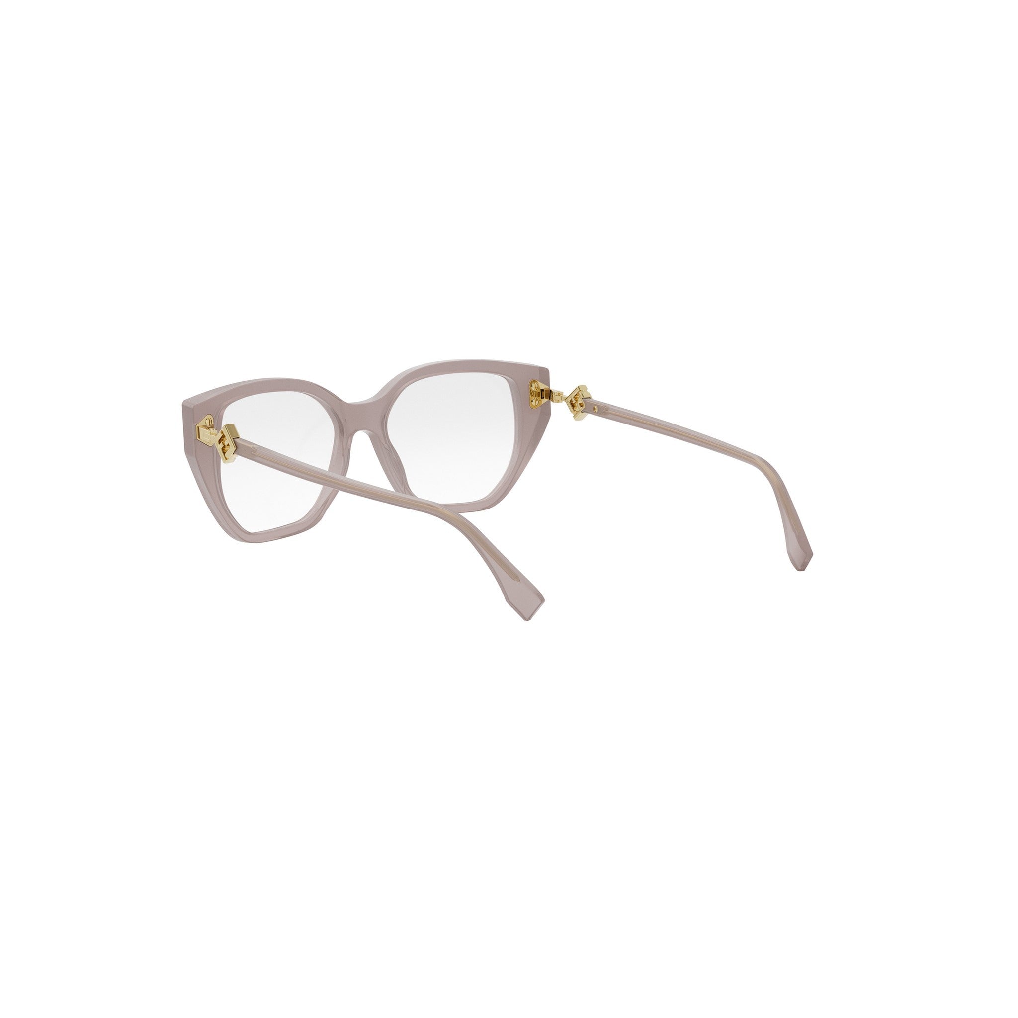 FF Diamonds Rose Rectangular Eyeglasses
