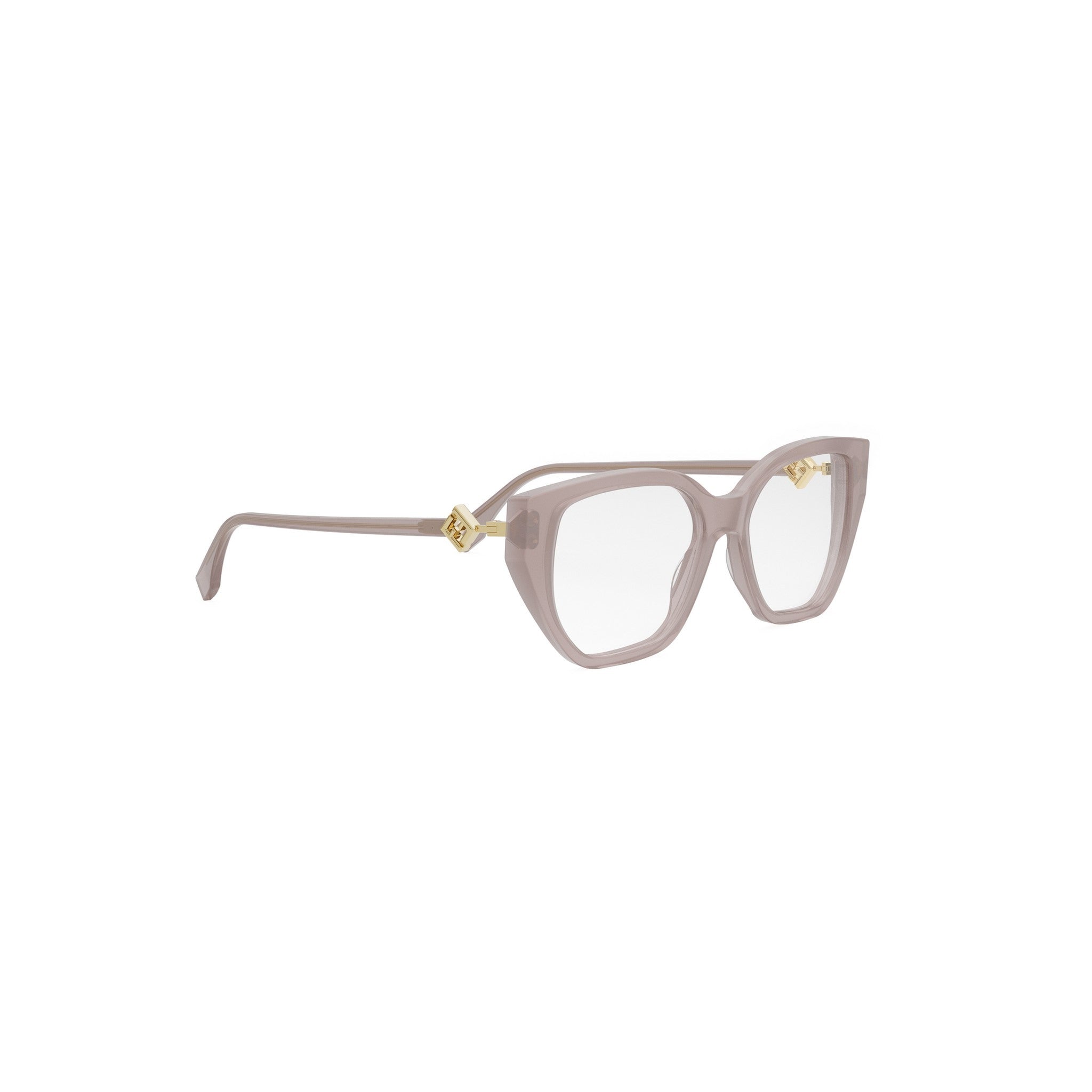 FF Diamonds Rose Rectangular Eyeglasses