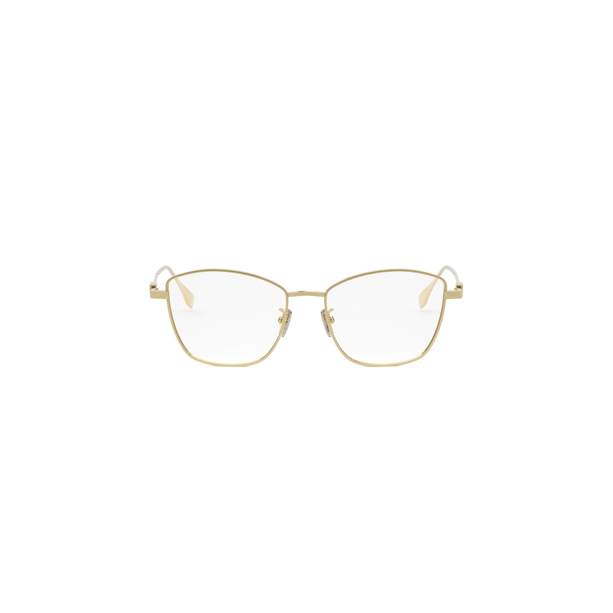 Baguette Gold Geometric Eyeglasses