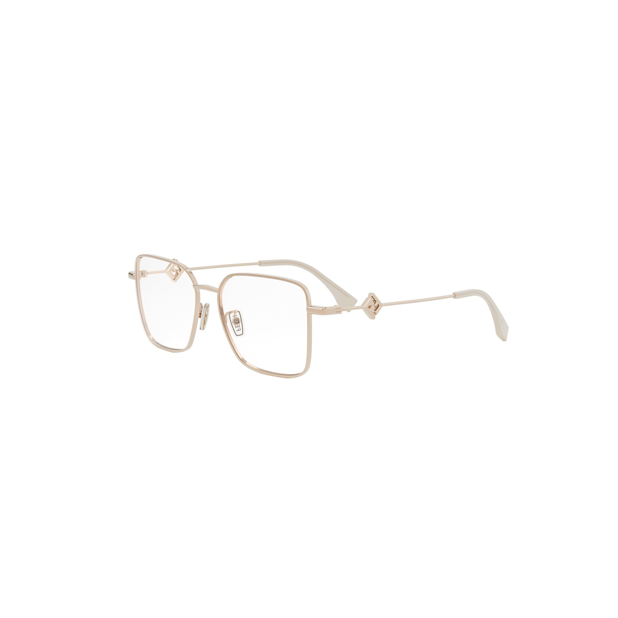 FF Diamonds Rose Square Eyeglasses