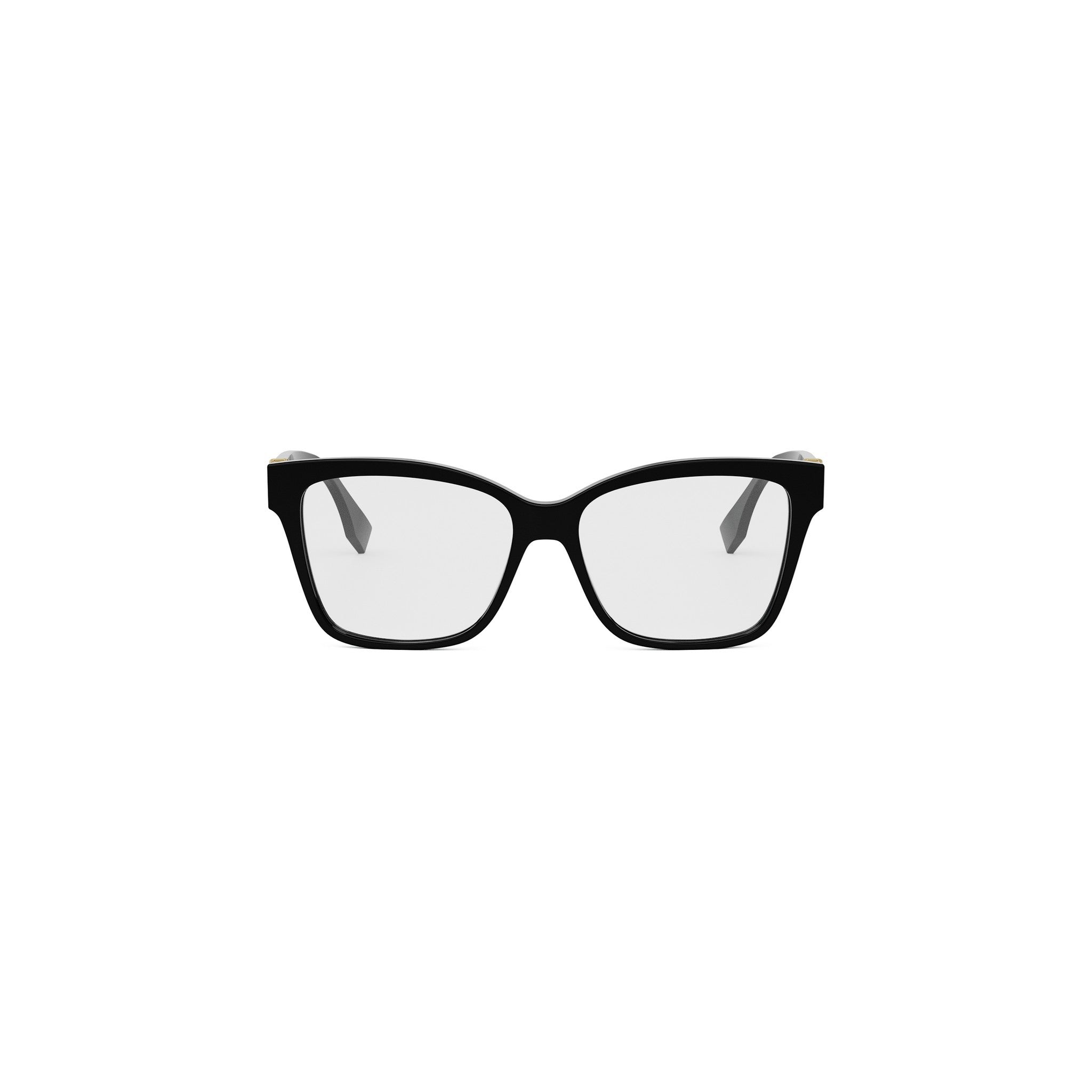 FF Diamonds Black Square Eyeglasses