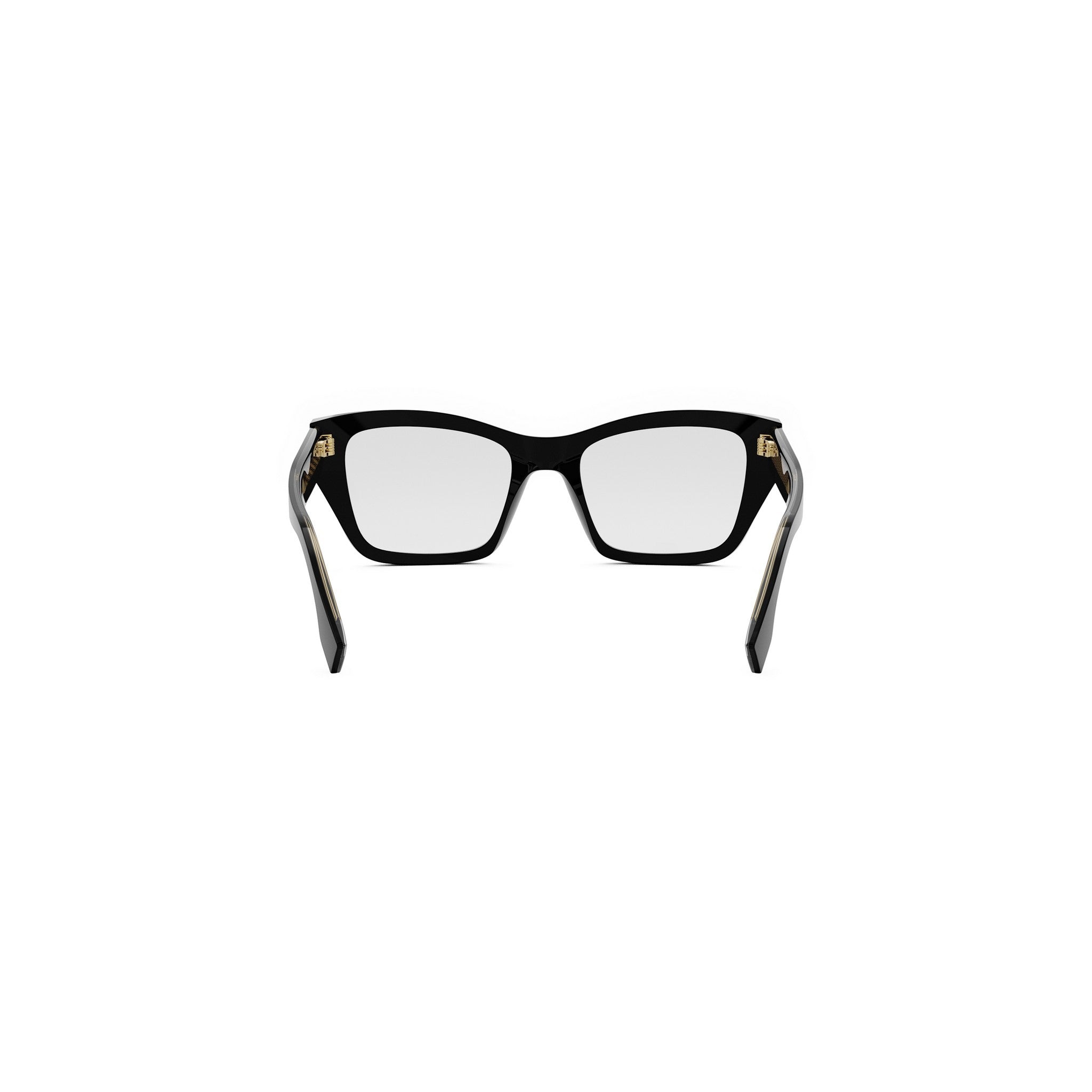 Fendi Roma Black Rectangular Eyeglasses