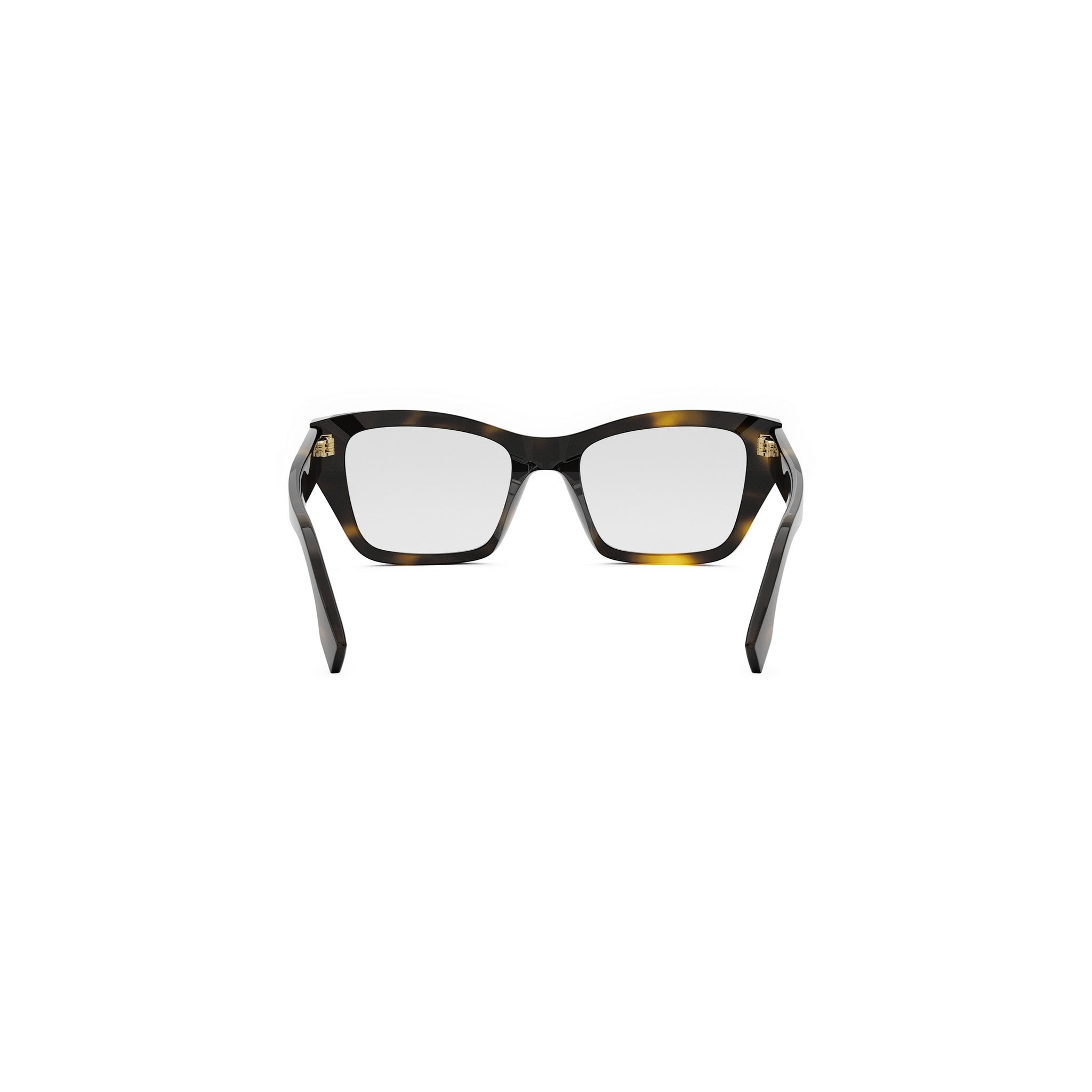 Fendi Roma Havana Rectangular Eyeglasses