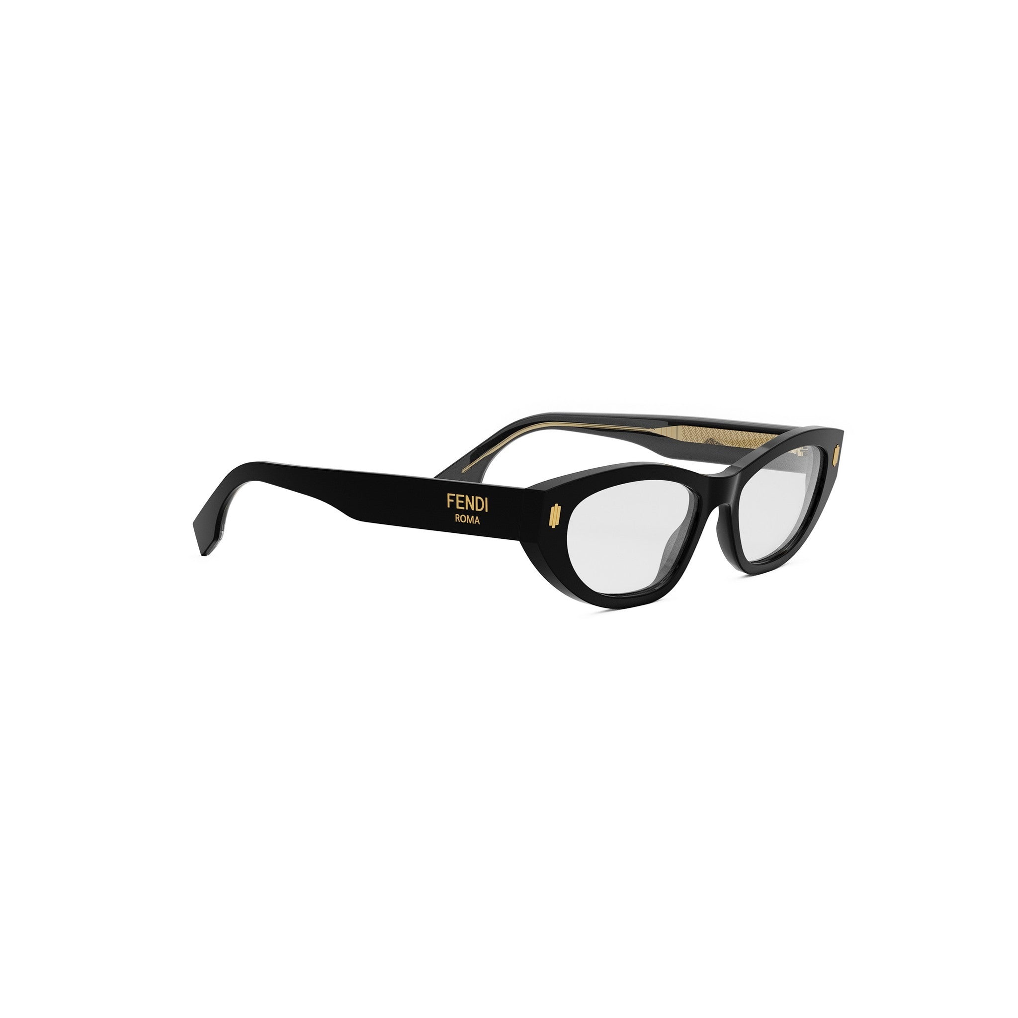 Fendi Roma Black Cat Eye Eyeglasses