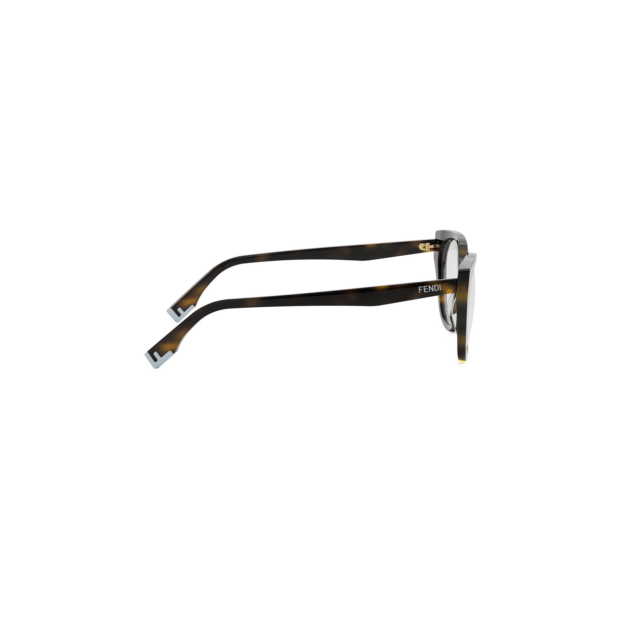 Fendi Way Havana Pantos Eyeglasses