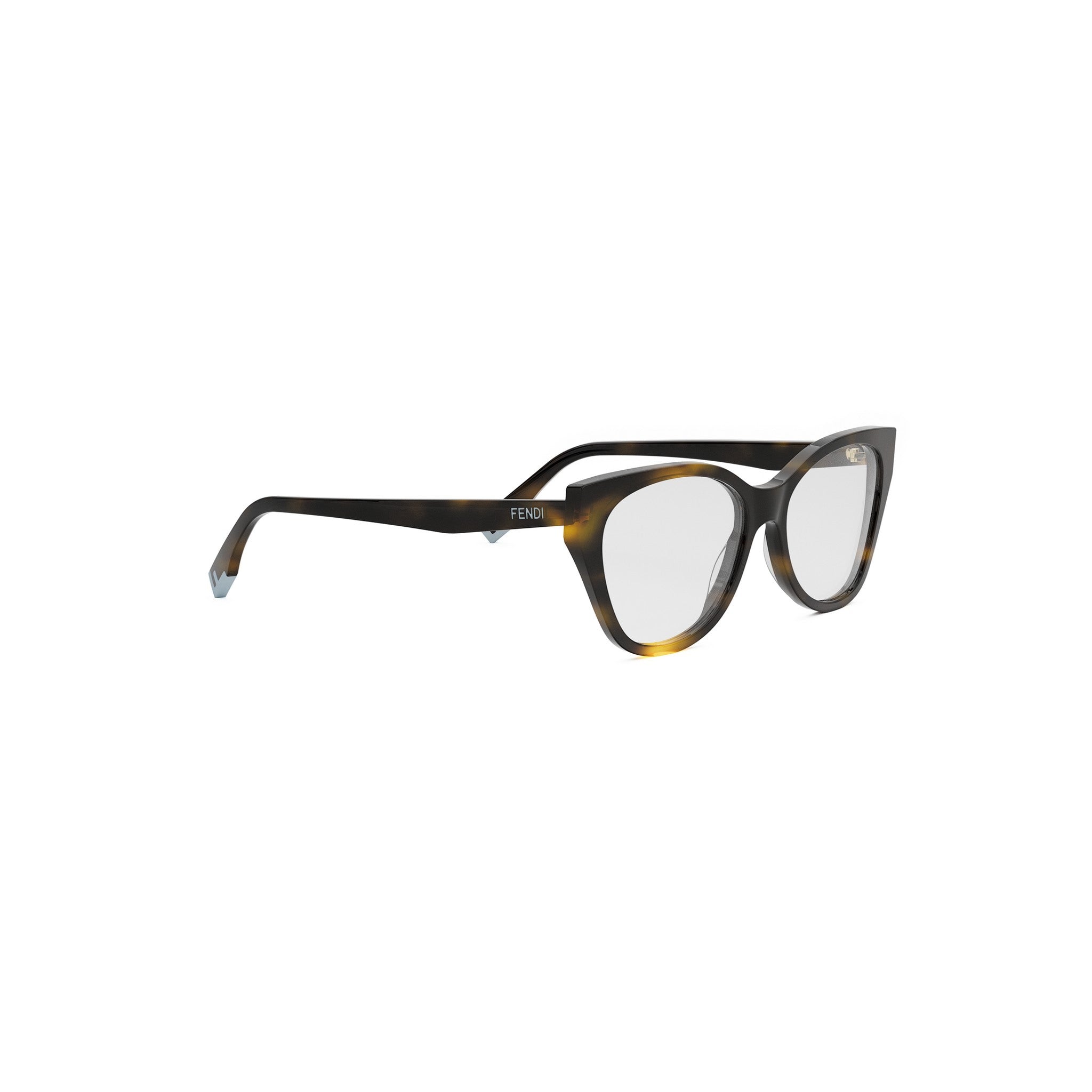 Fendi Way Havana Pantos Eyeglasses