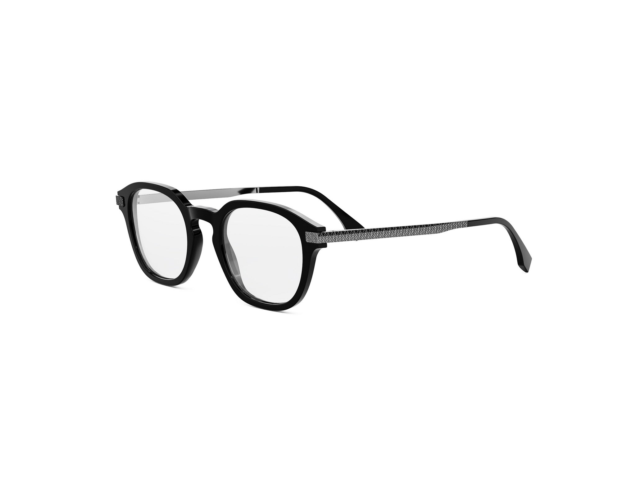 FENDI FE50122I Essential Black Pantos Eyeglasses