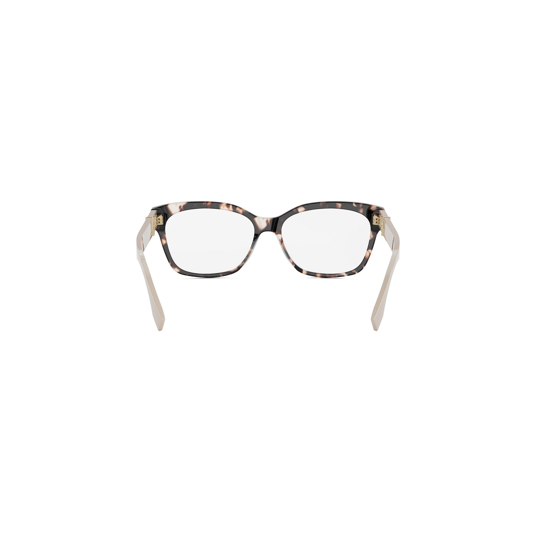 FF Diamonds Havana Square Eyeglasses