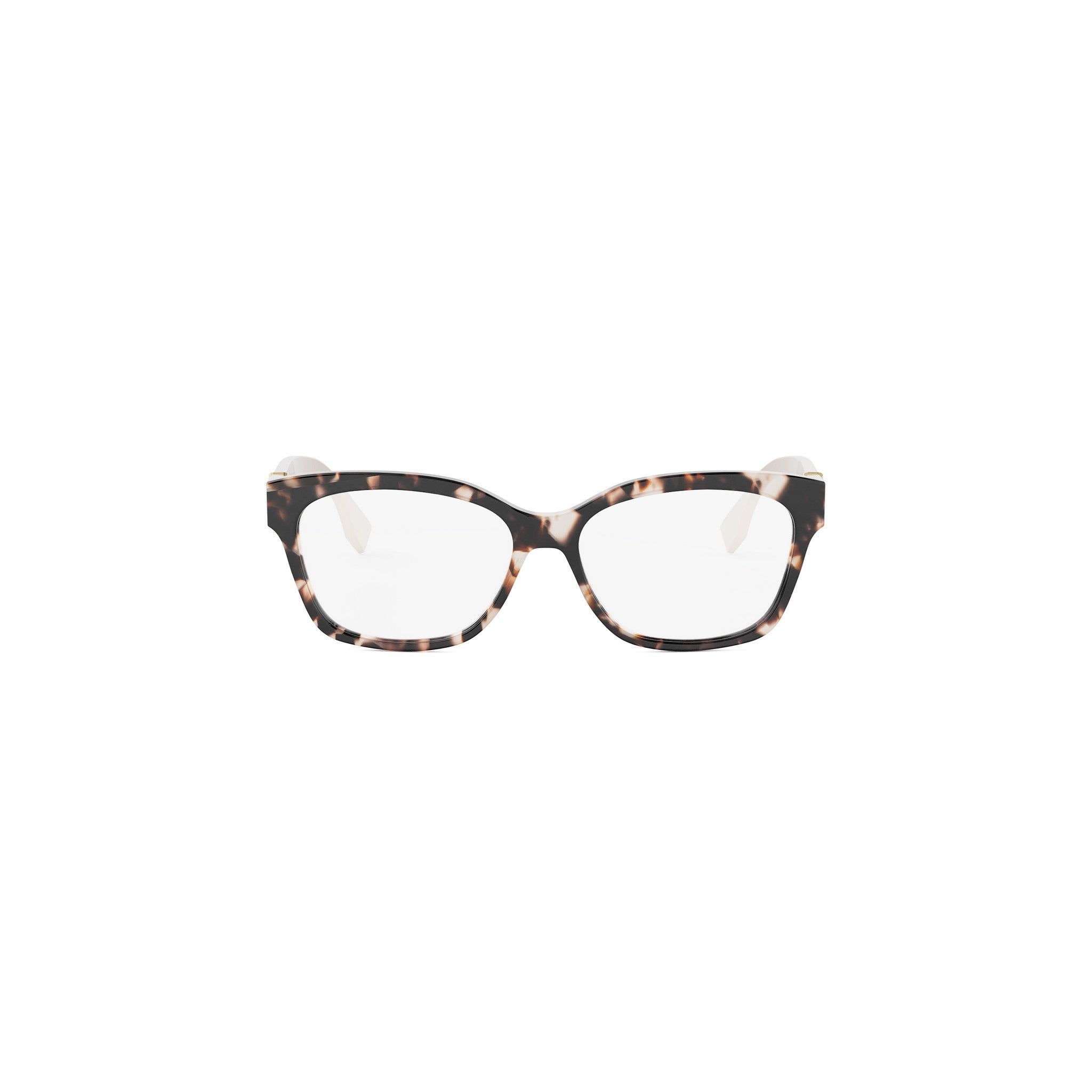 FF Diamonds Havana Square Eyeglasses