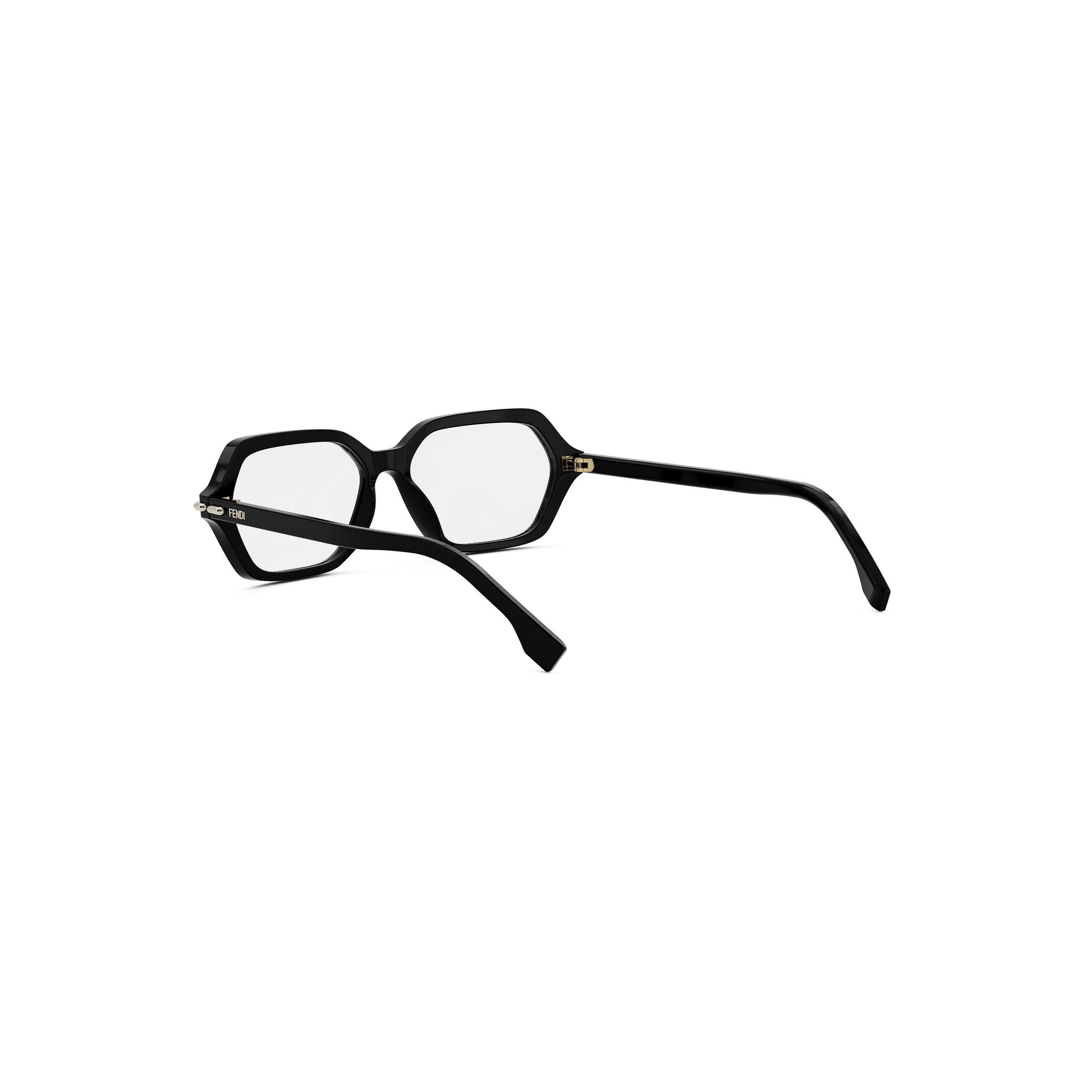 Fendi Selleria Black Geometric Eyeglasses